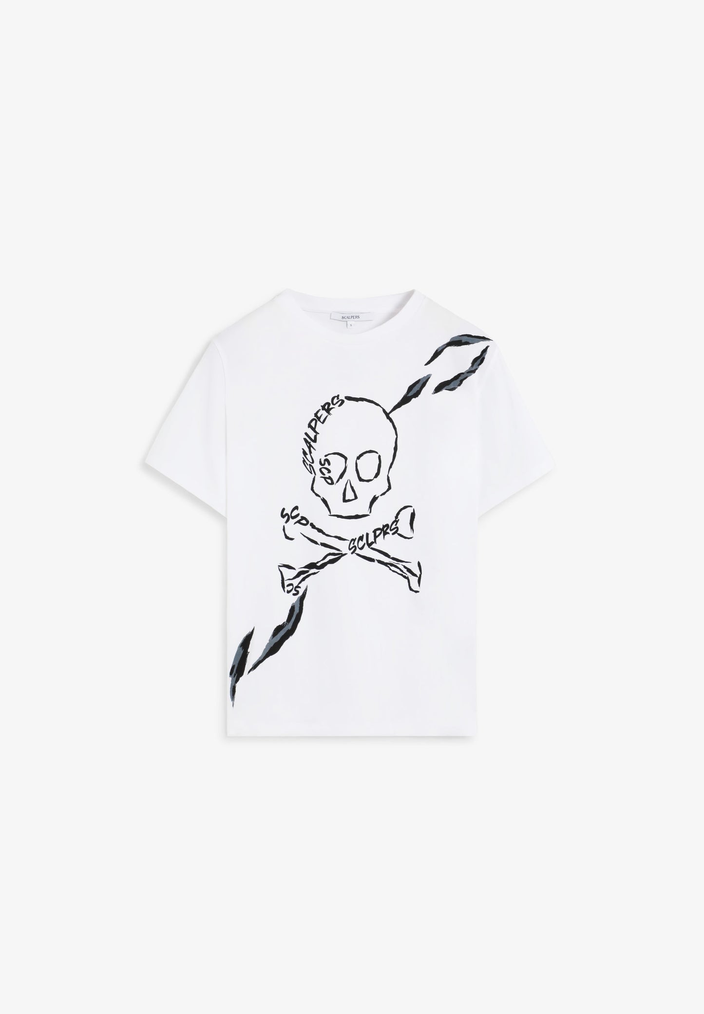 T-SHIRT WITH SKULL PRINT
