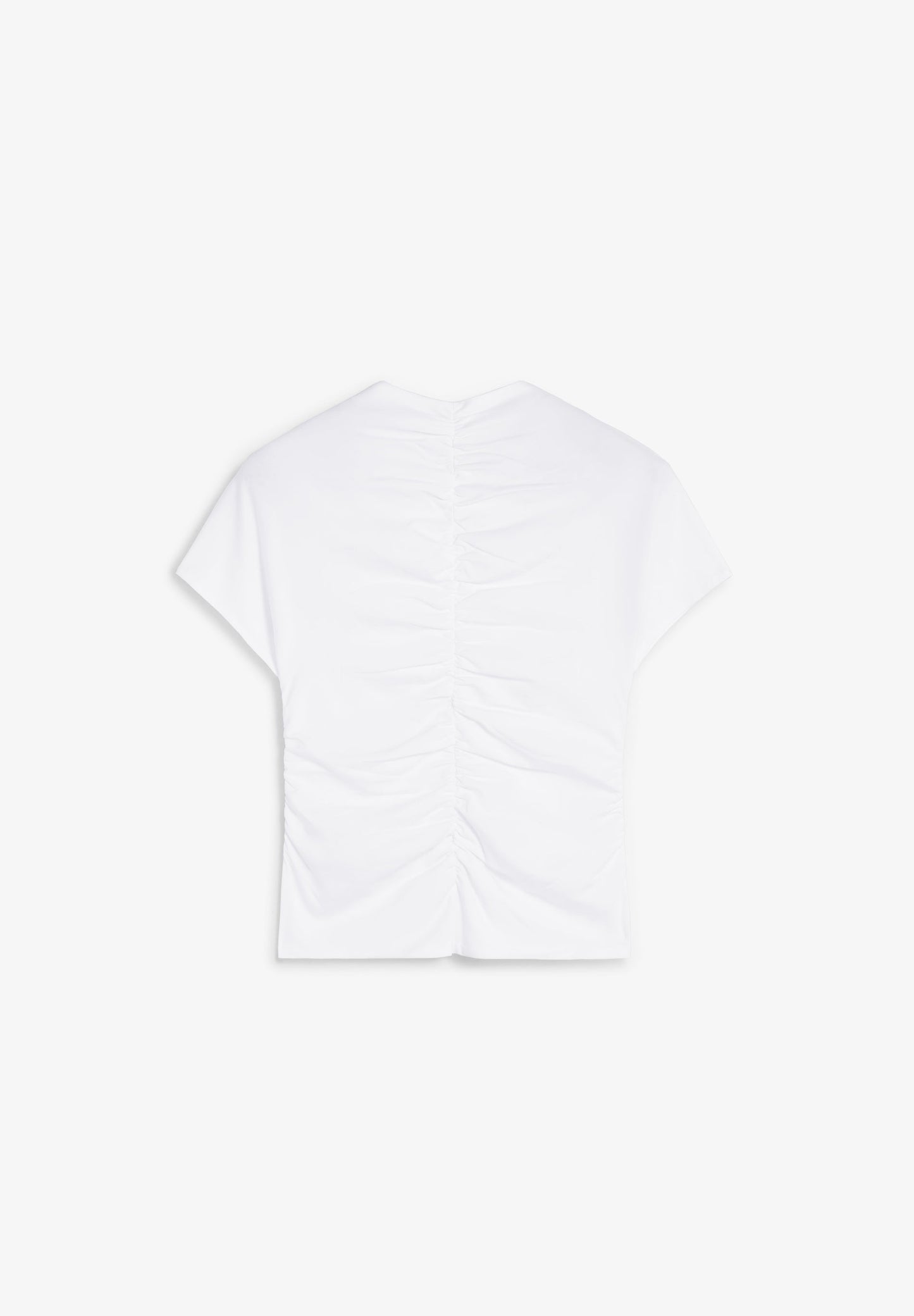 T-SHIRT WITH GATHERED DETAIL