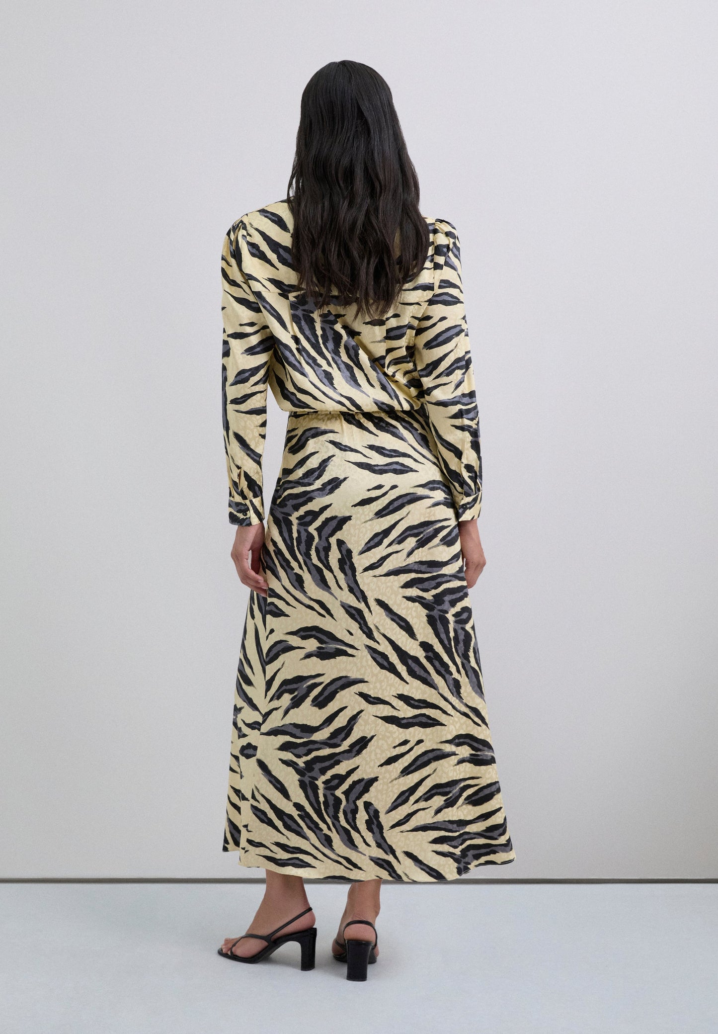 ANIMAL PRINT MIDI SKIRT