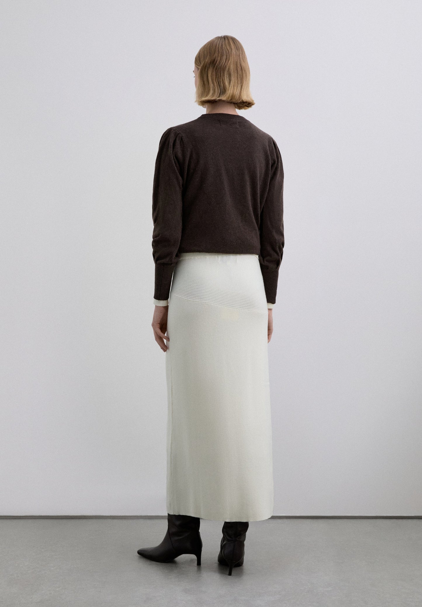 SCASYRIB KNIT SET SKIRT