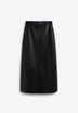 SCLEATHERMIDI SKIRT