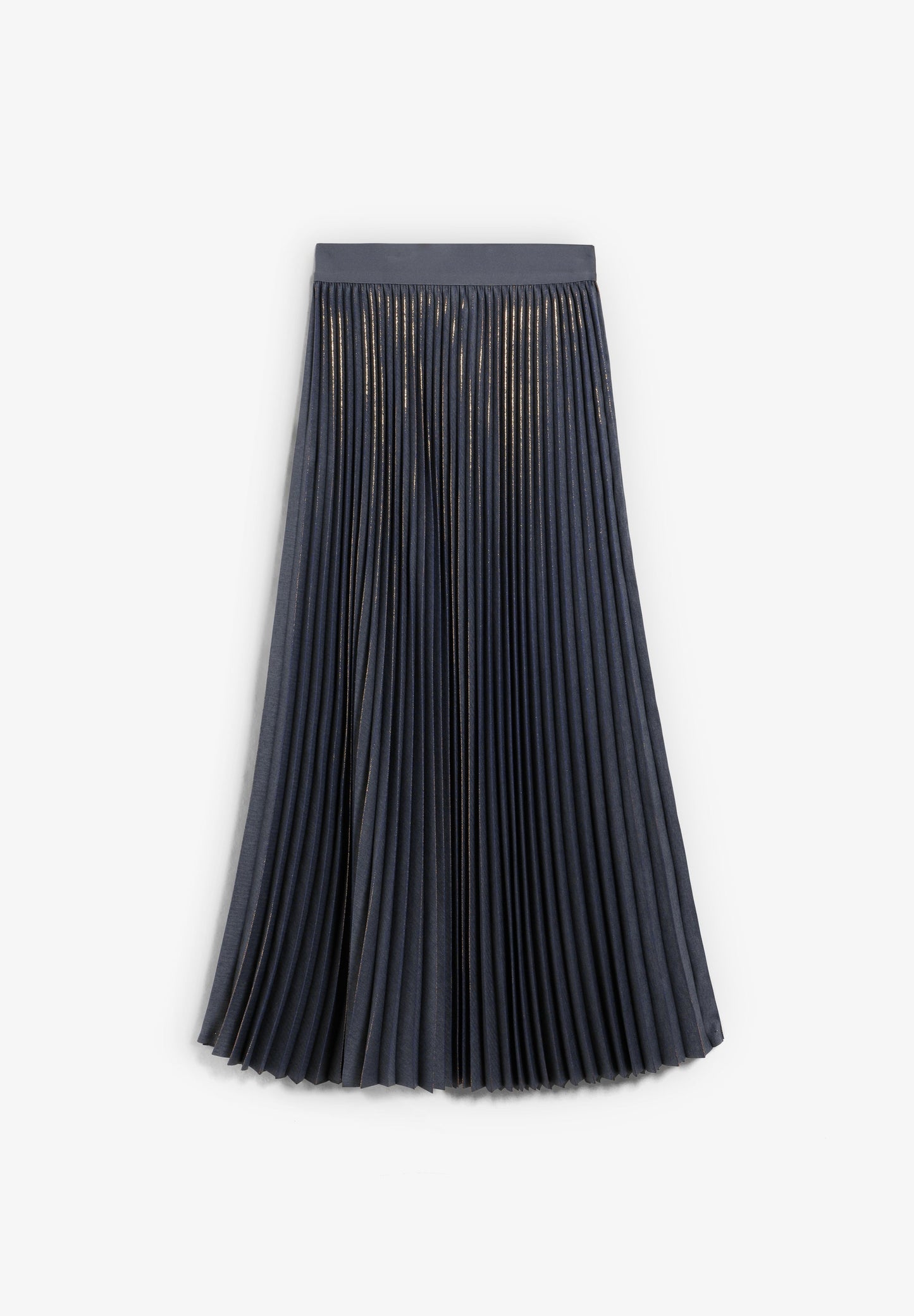 PLEATED SKIRT WITH LUREX DETAILS