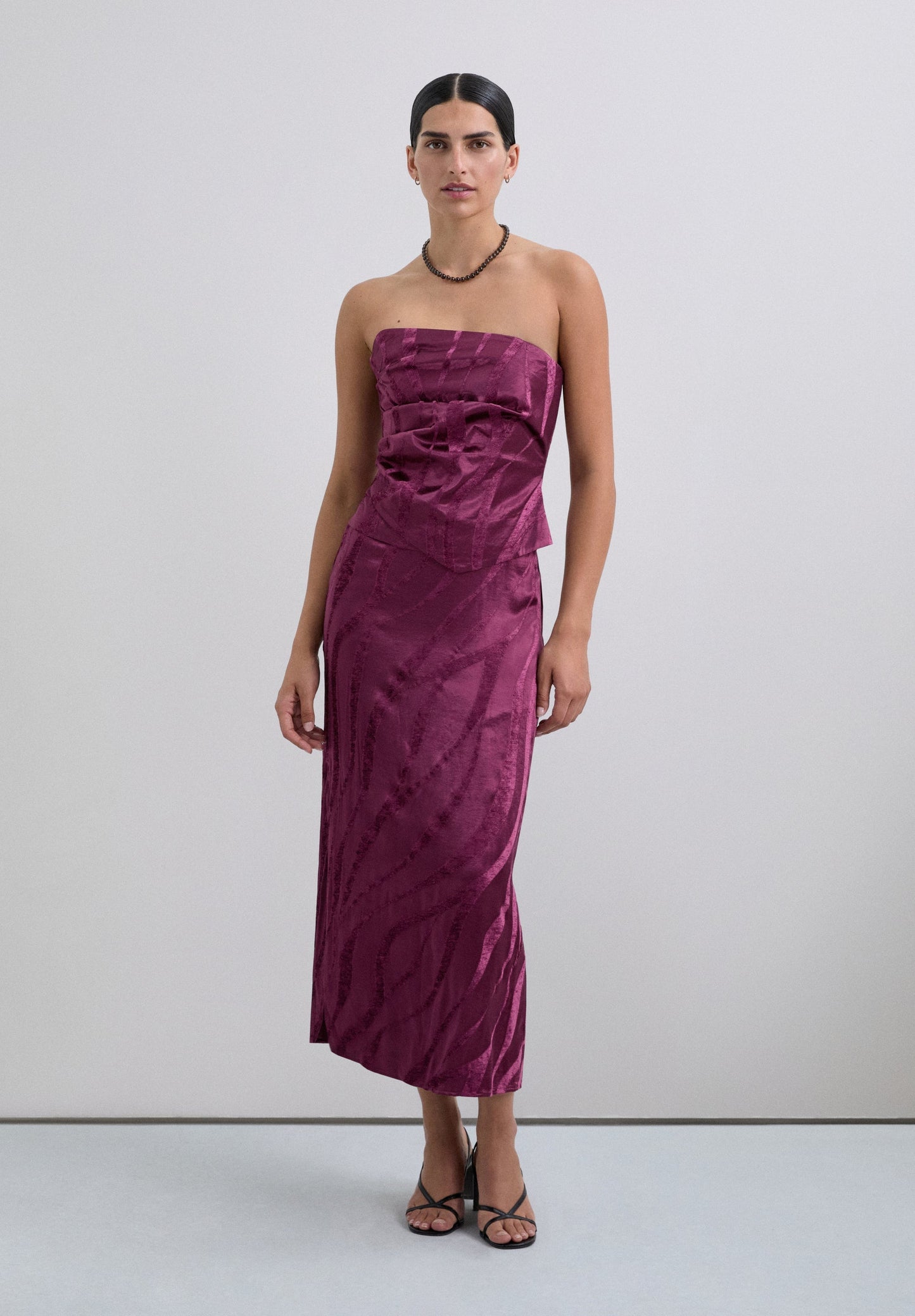 ASYMMETRIC BANDEAU TOP