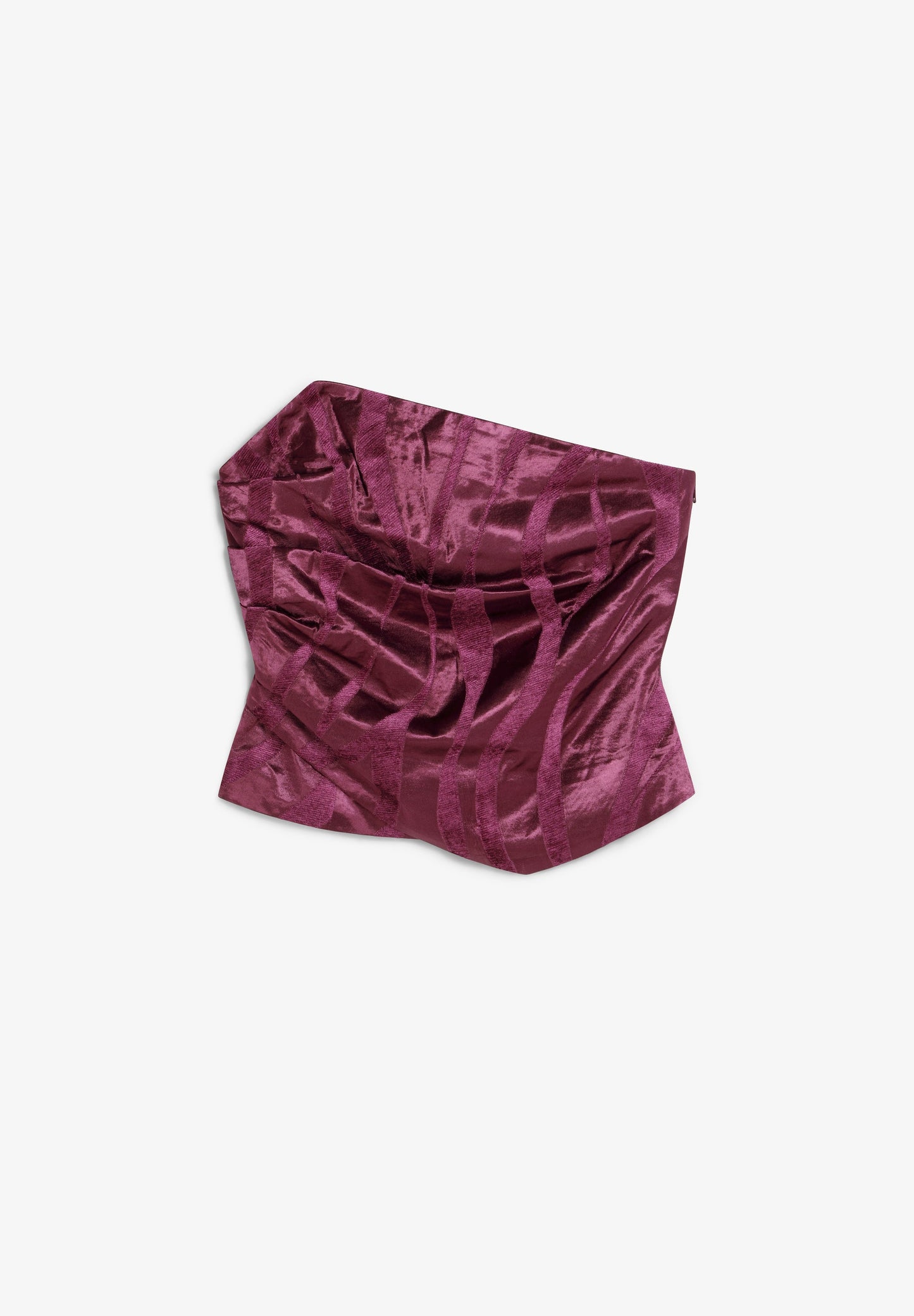 ASYMMETRIC BANDEAU TOP