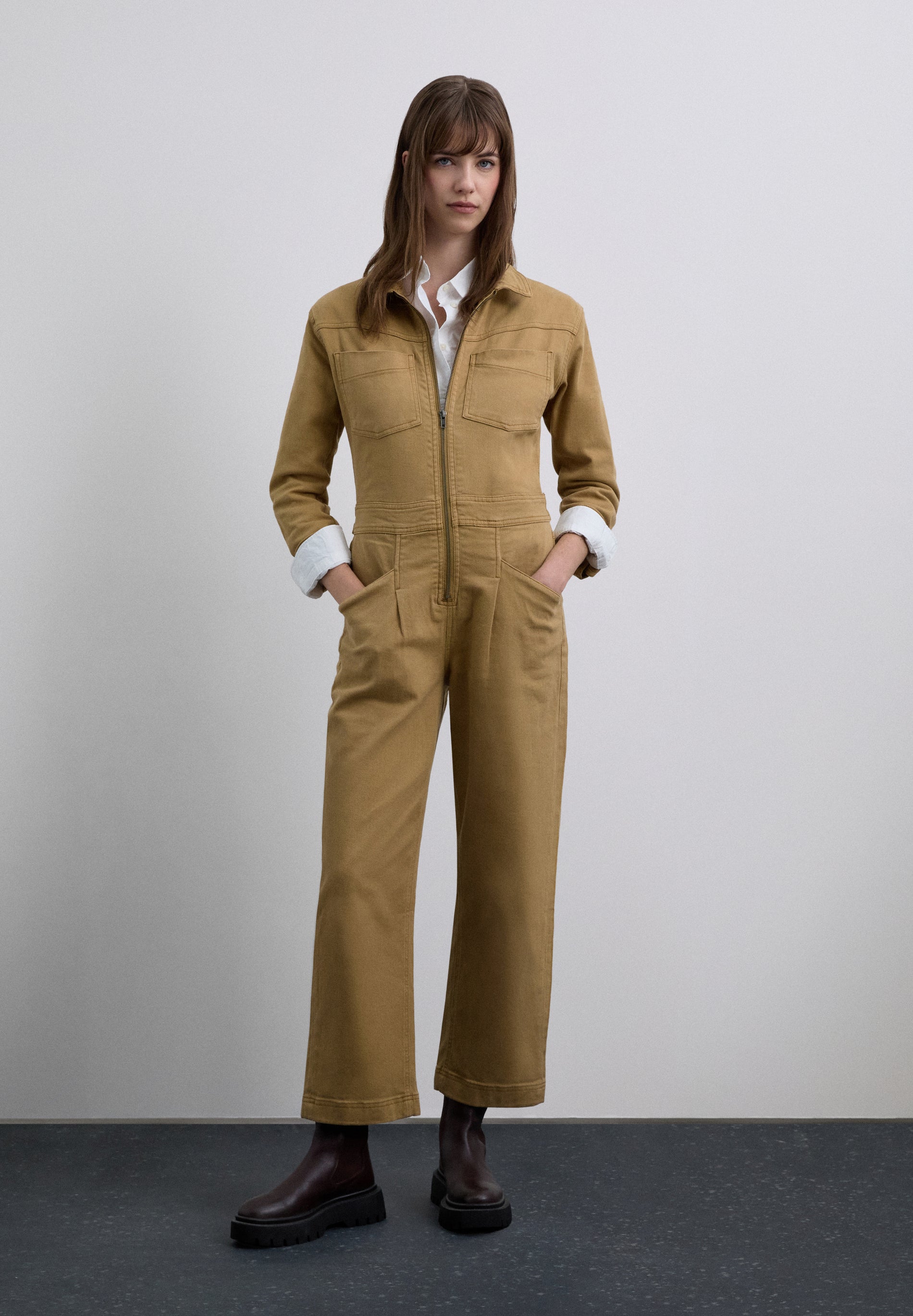 JUMPSUIT WITH FRONT ZIP