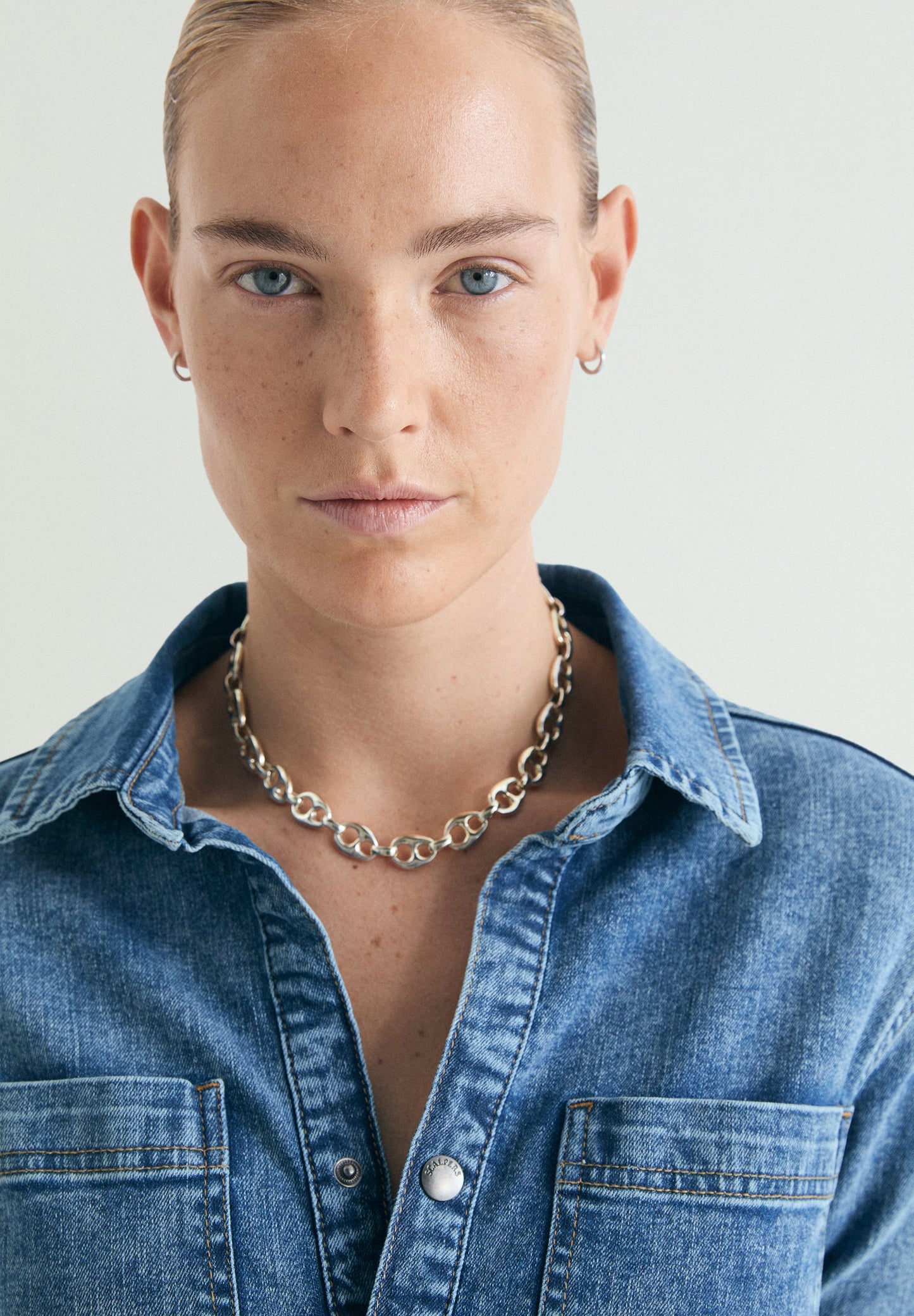 DENIM JUMPSUIT WITH POCKETS