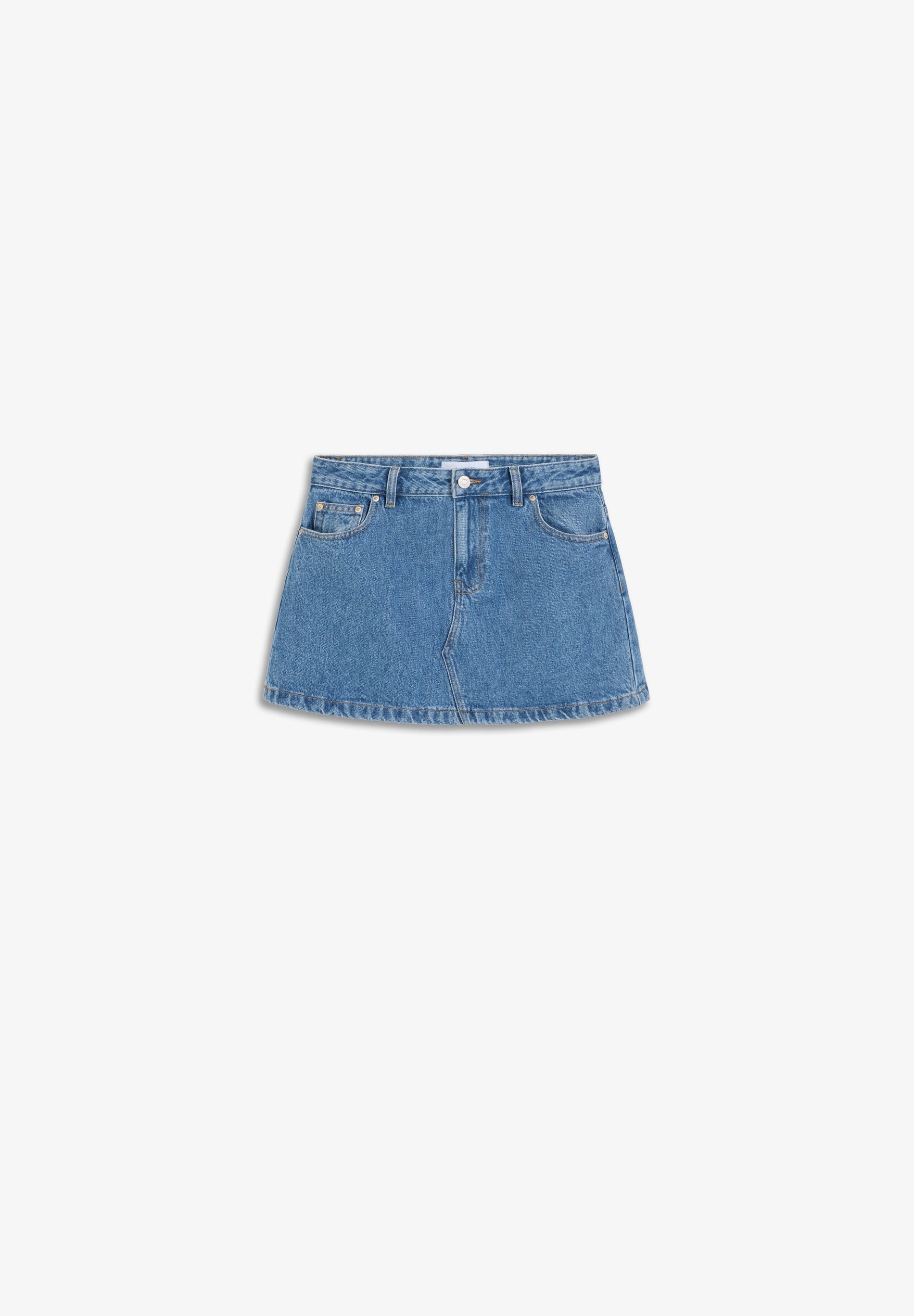 DENIM MINI SKIRT