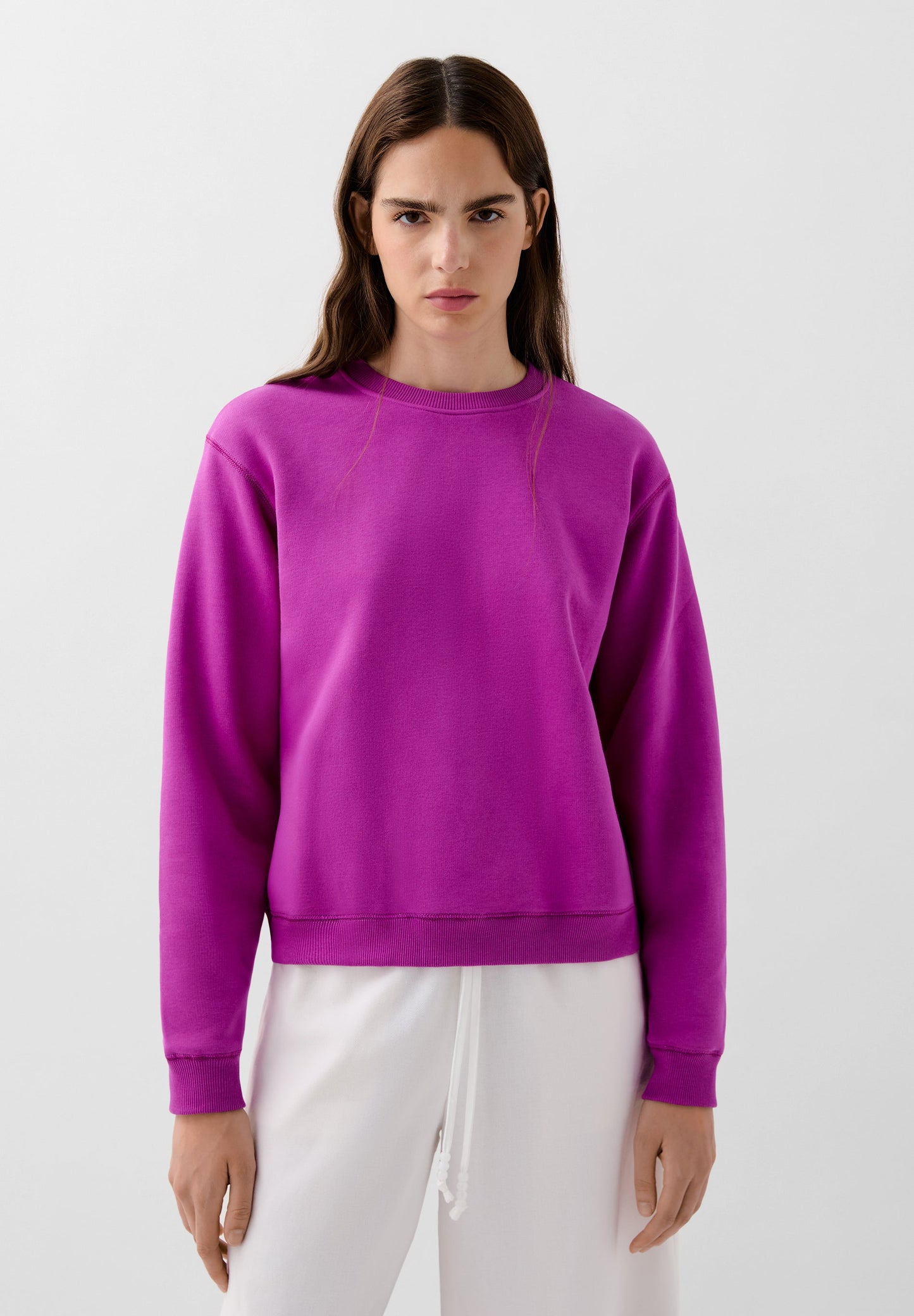 EMBROIDERED SWEATSHIRT WITH LOGO ON THE BACK