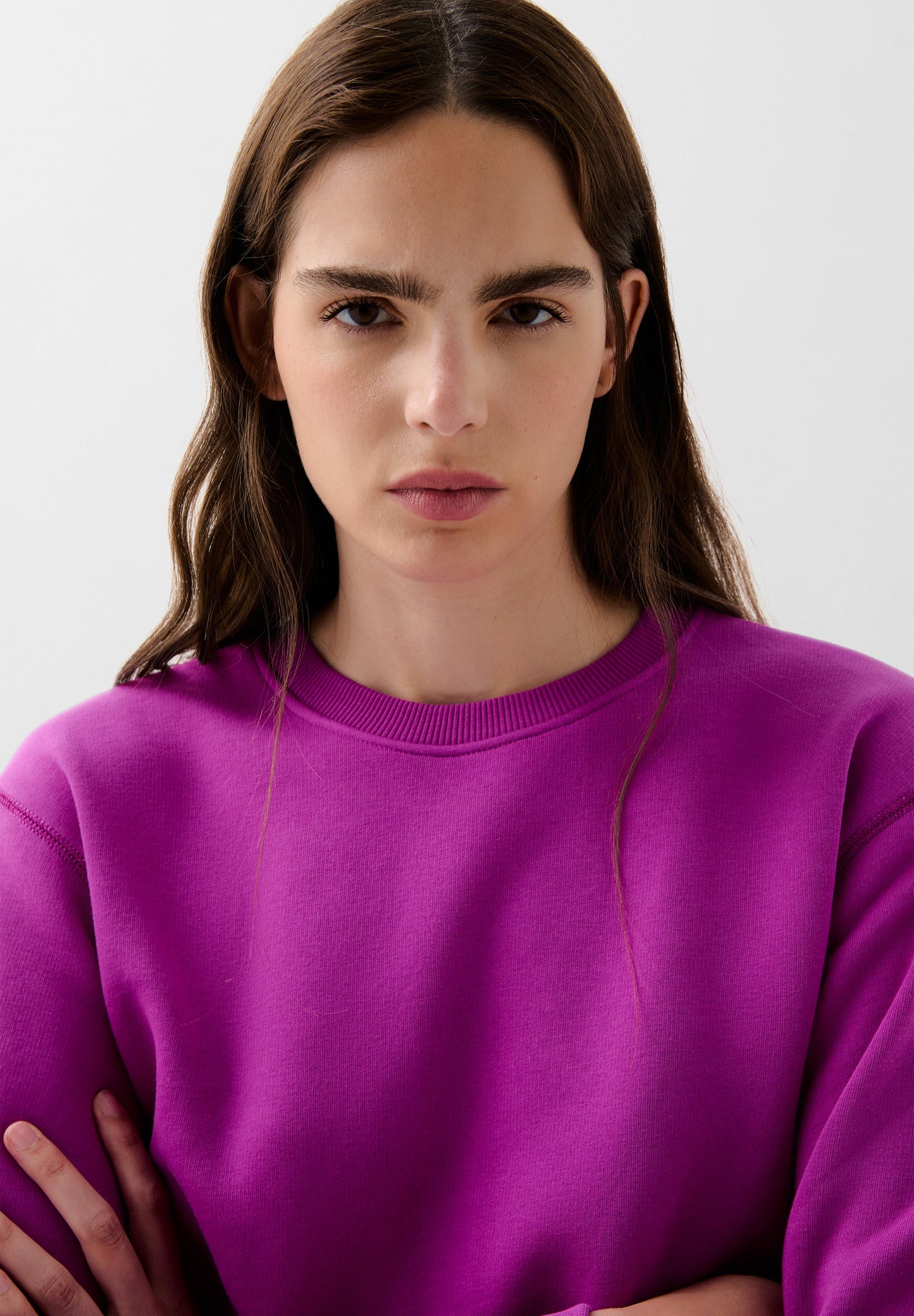 EMBROIDERED SWEATSHIRT WITH LOGO ON THE BACK