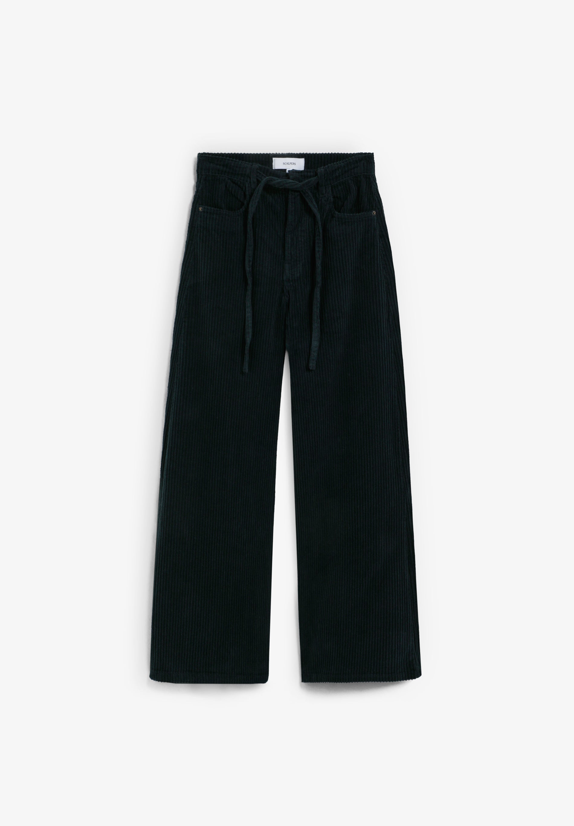 CORDUROY DRAWSTRING TROUSERS.