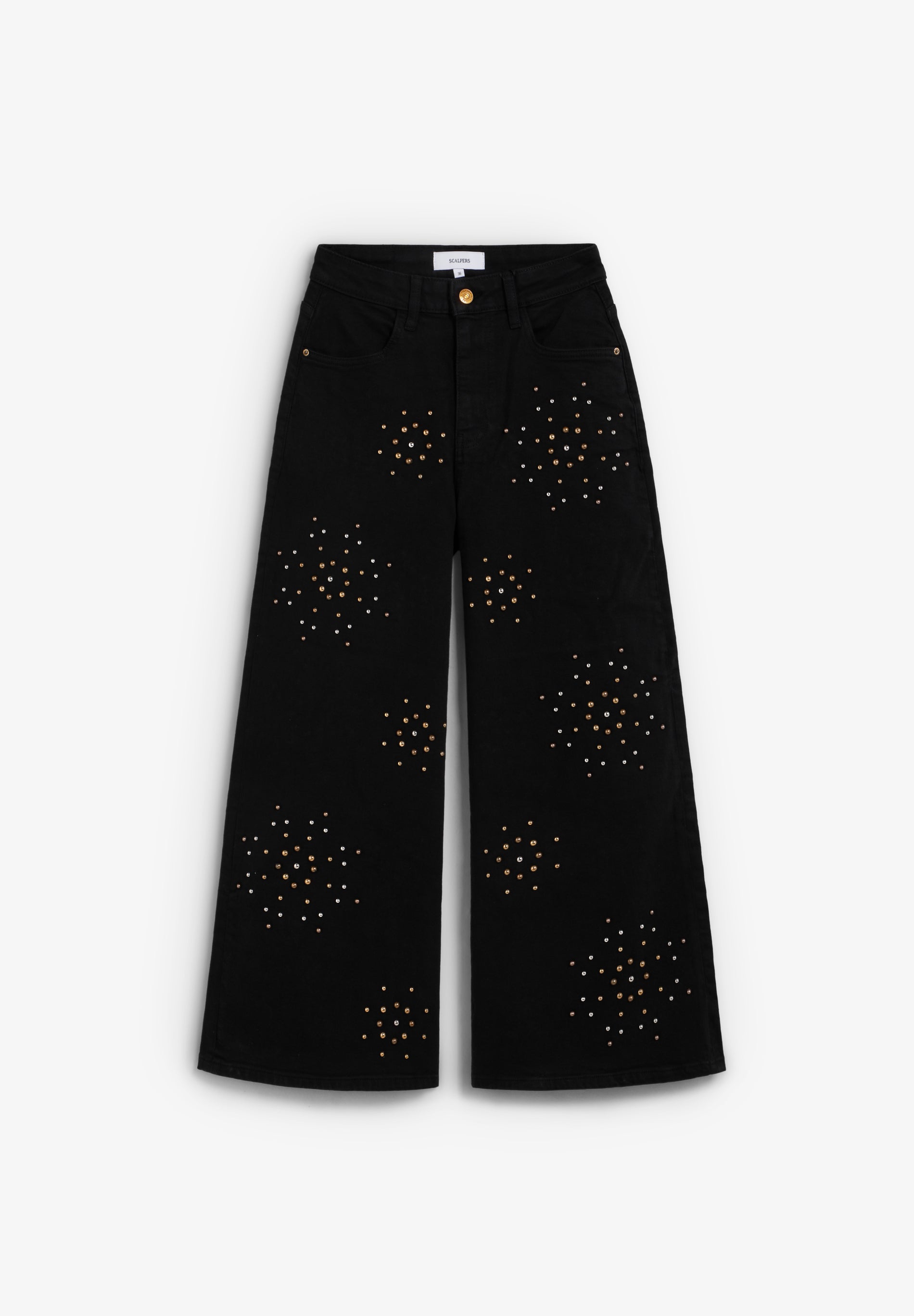 STUDDED CULOTTE JEANS