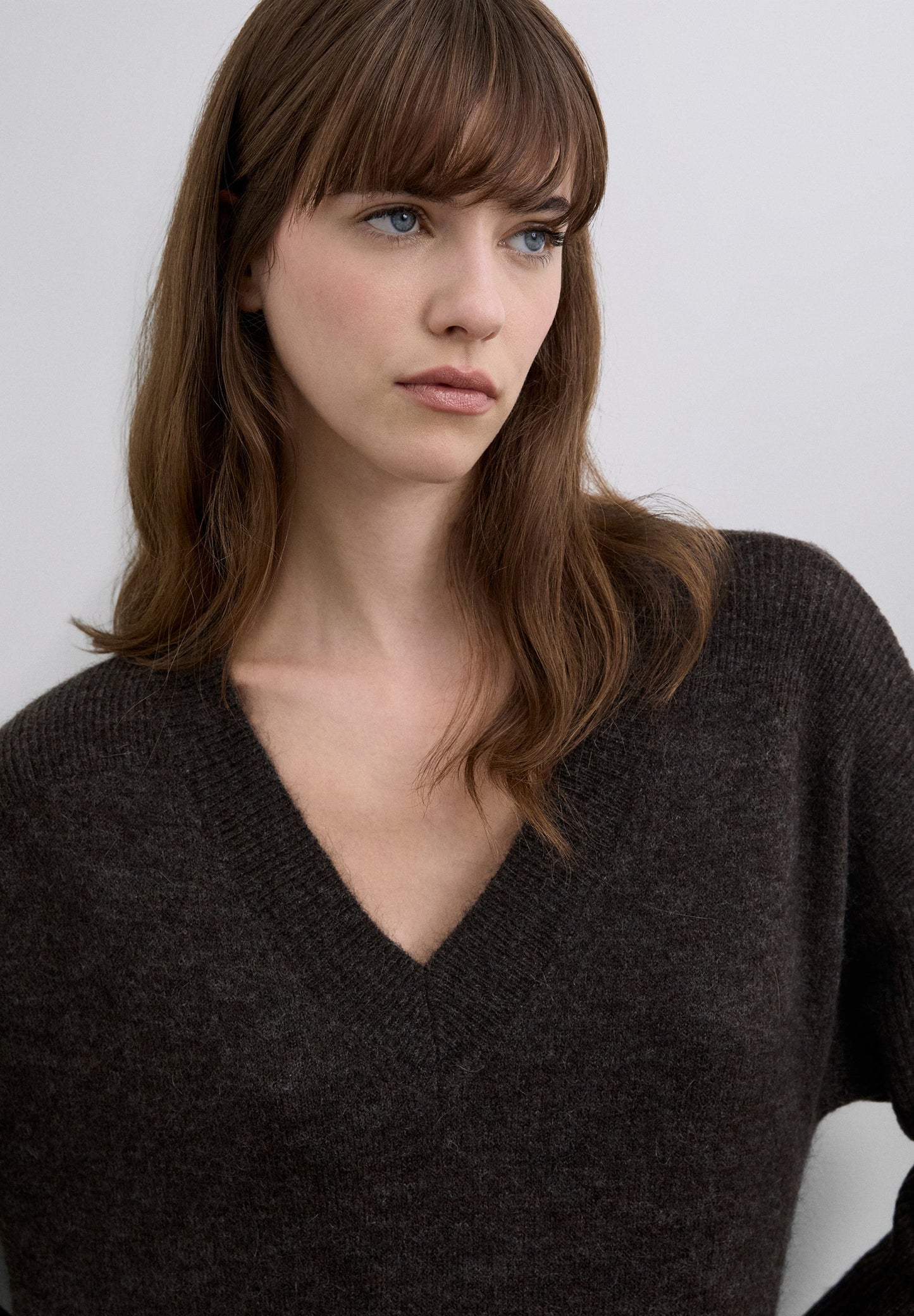 KNITTED MIDI DRESS WITH CAMI DETAIL