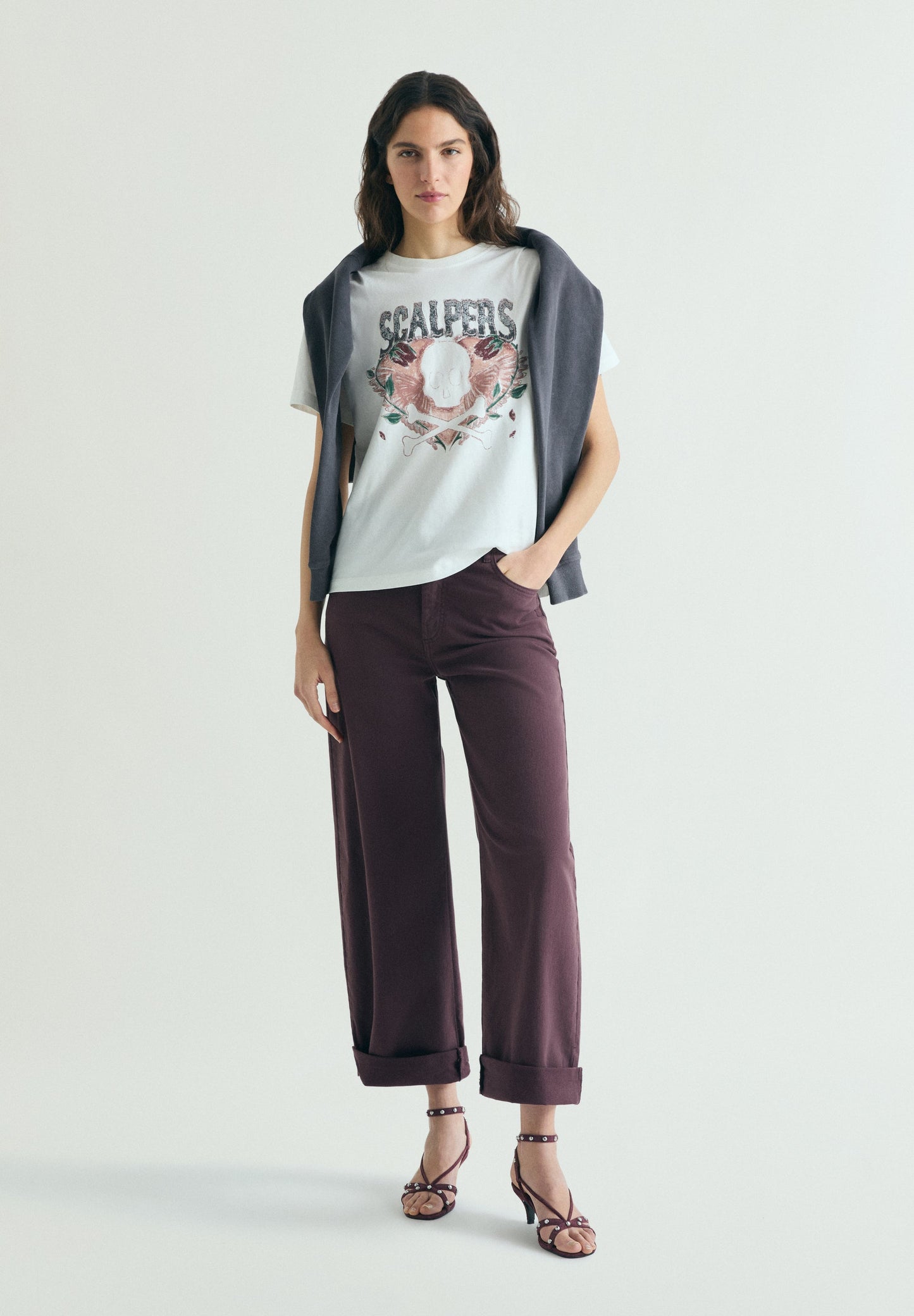 CAMISETA ESTAMPADA CALAVERA - Scalpers