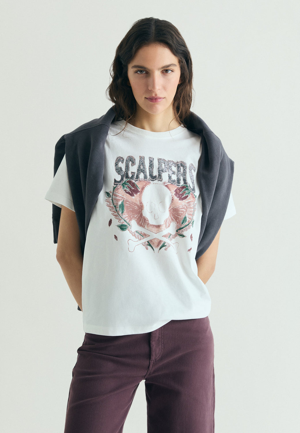 CAMISETA ESTAMPADA CALAVERA - Scalpers