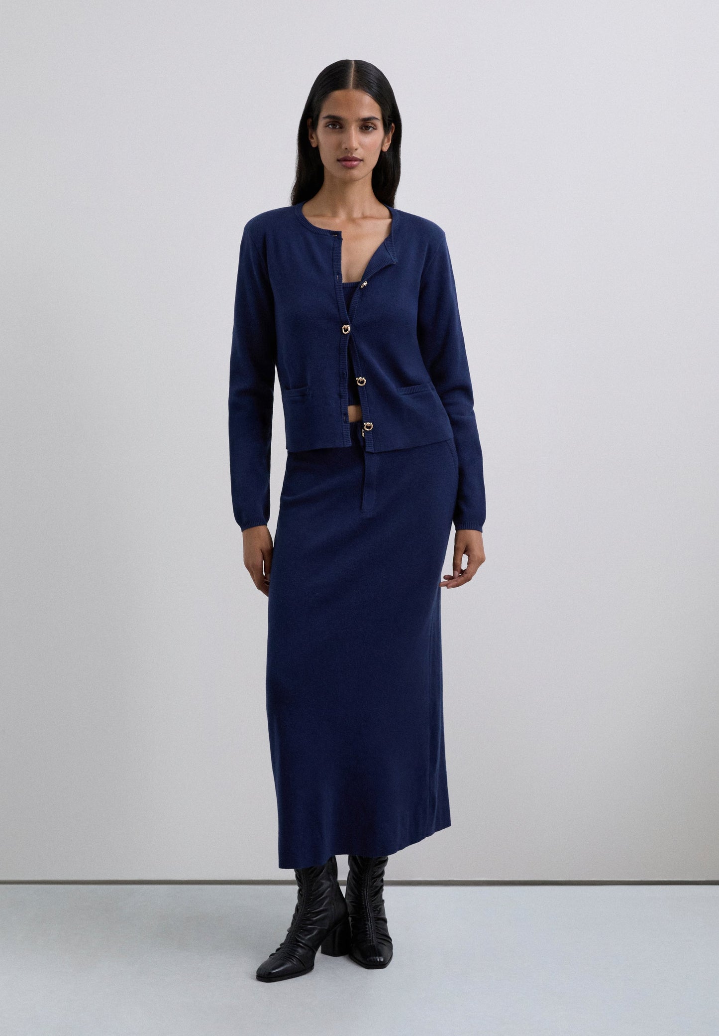 SCCASUALKNITSET CARDIGAN