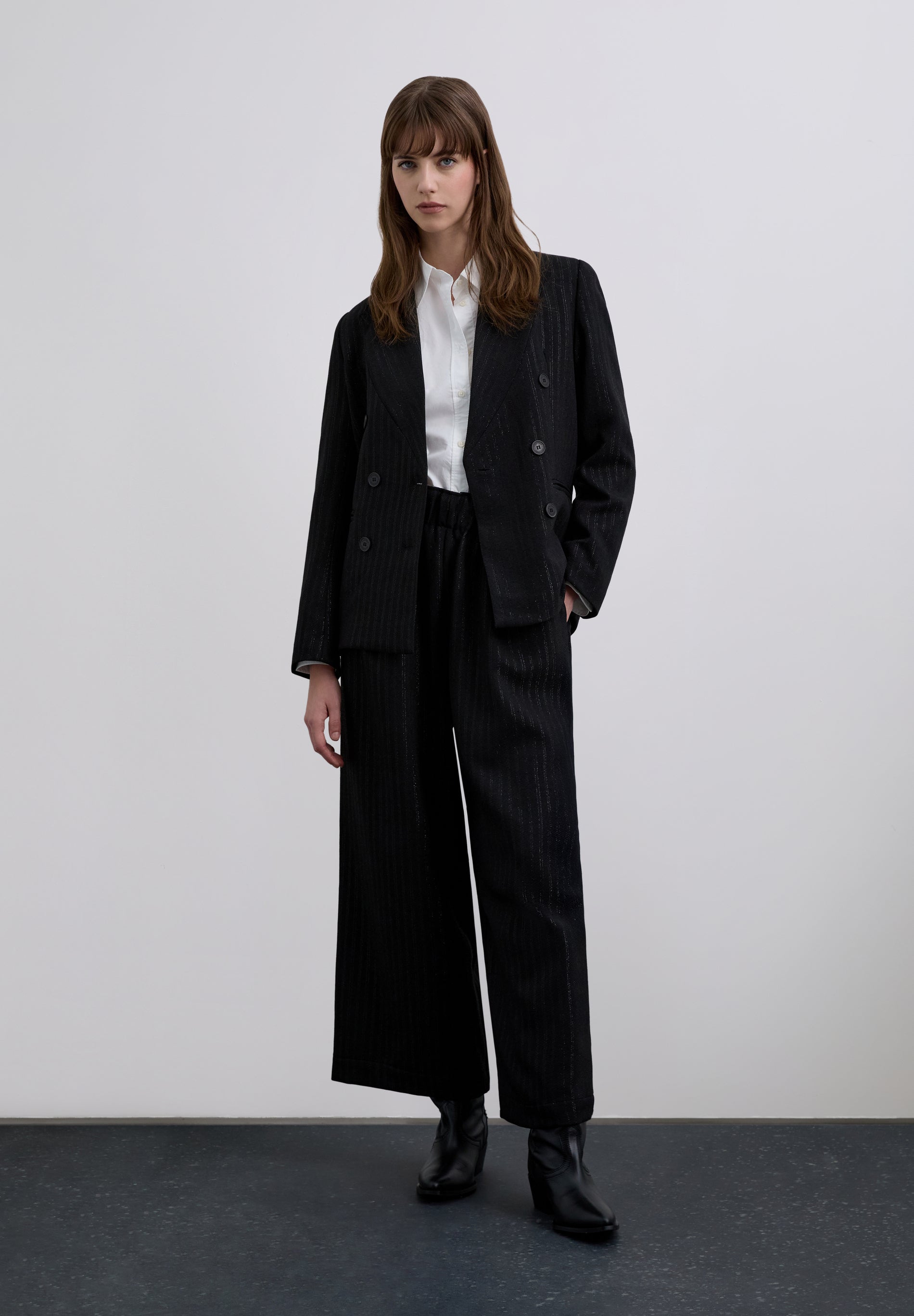 PINSTRIPE TROUSERS