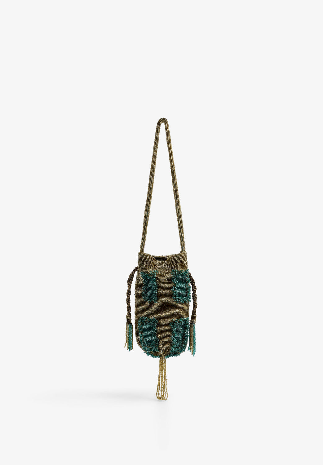 BOLSO BICOLOR CUENTAS - Scalpers