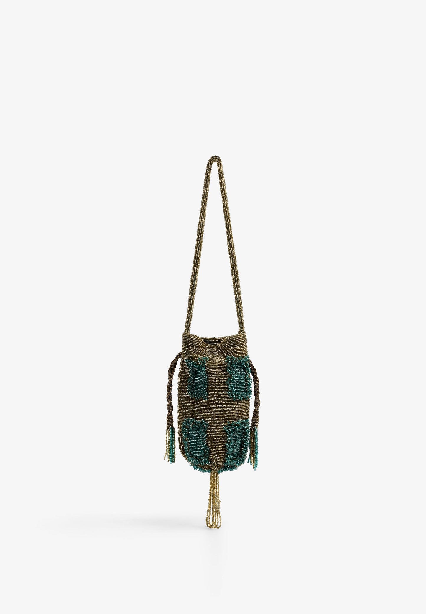 BOLSO BICOLOR CUENTAS - Scalpers
