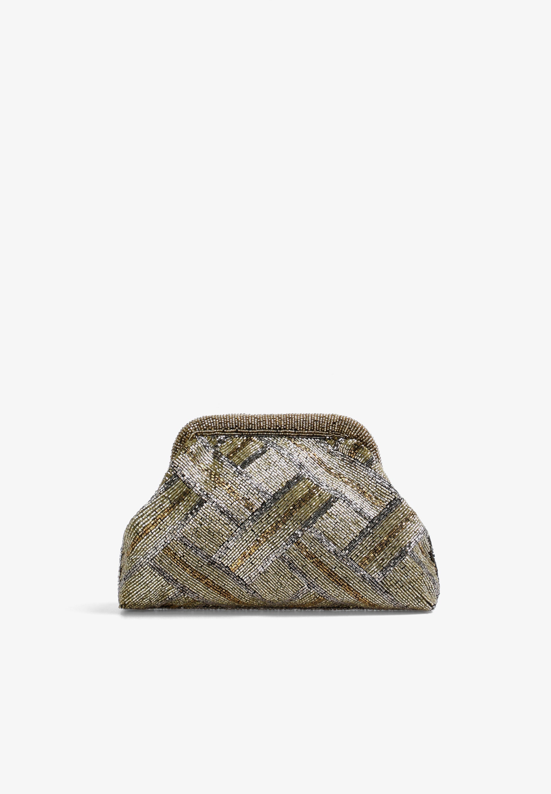 CLUTCH BAG WITH BEAD DETAIL