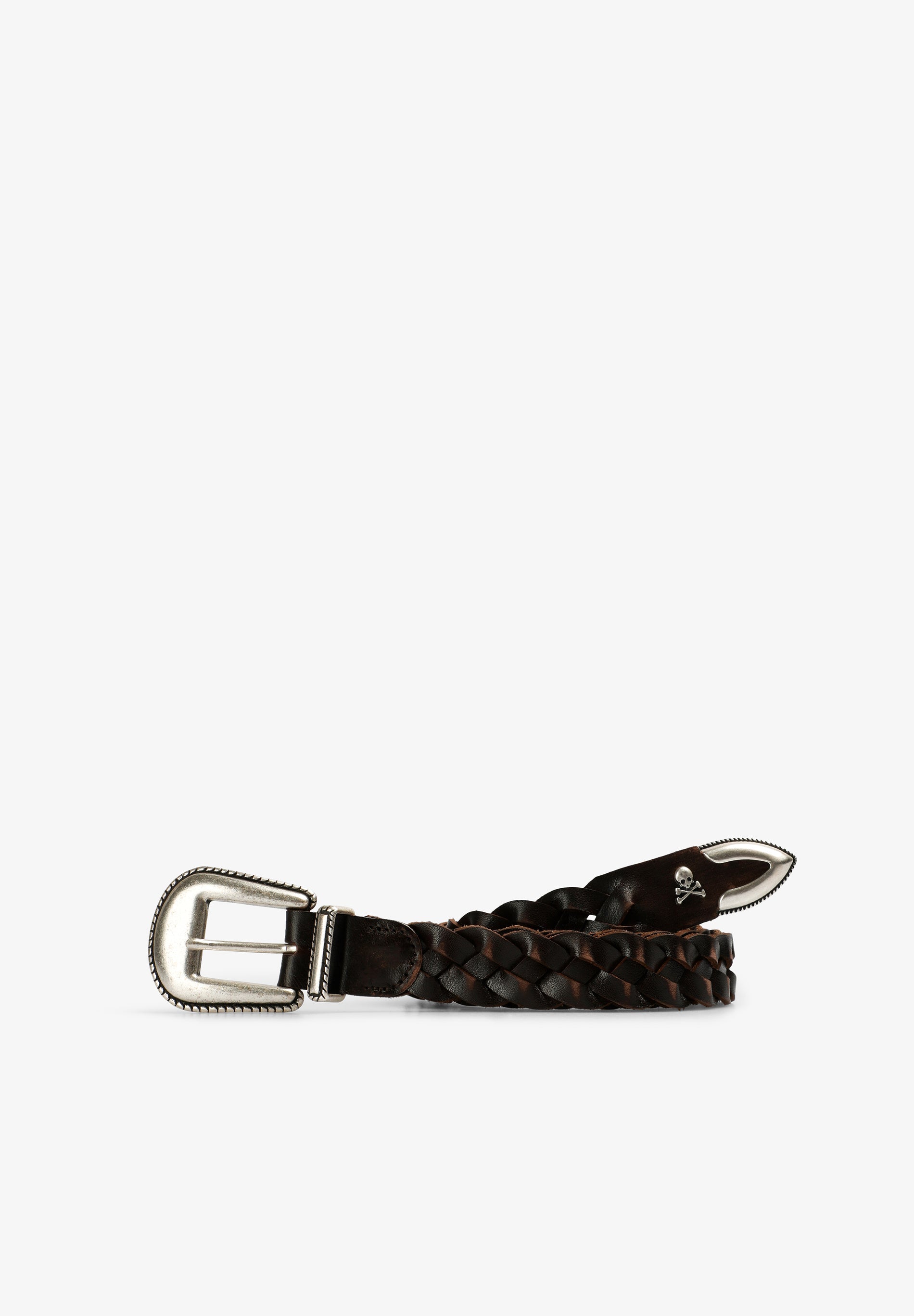BRAIDED LEATHER BELT