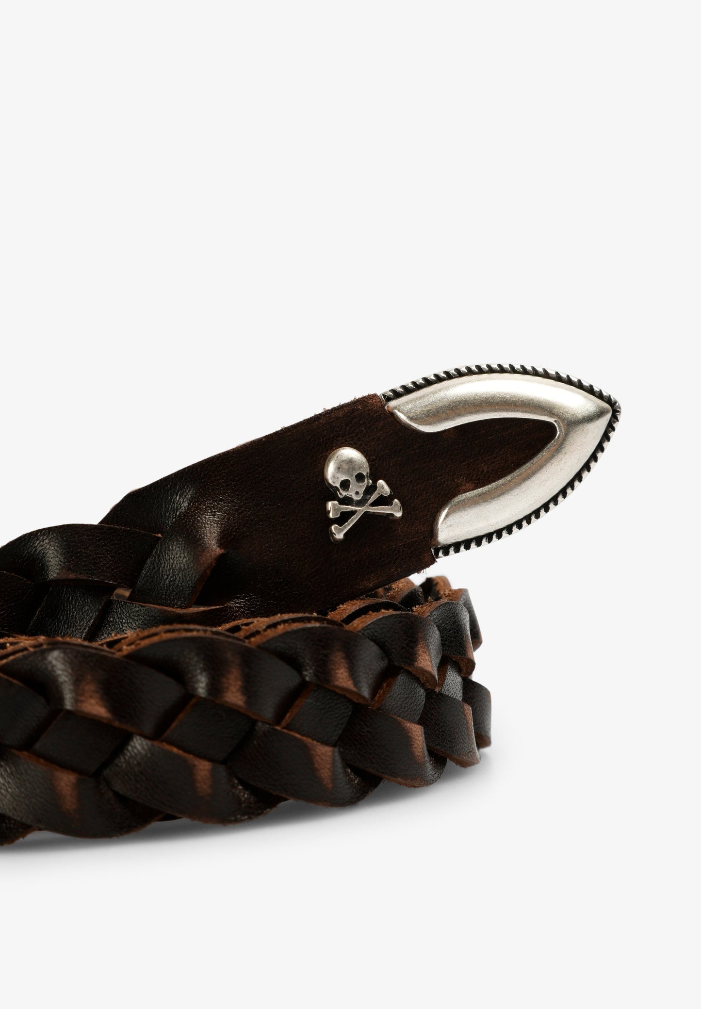 BRAIDED LEATHER BELT