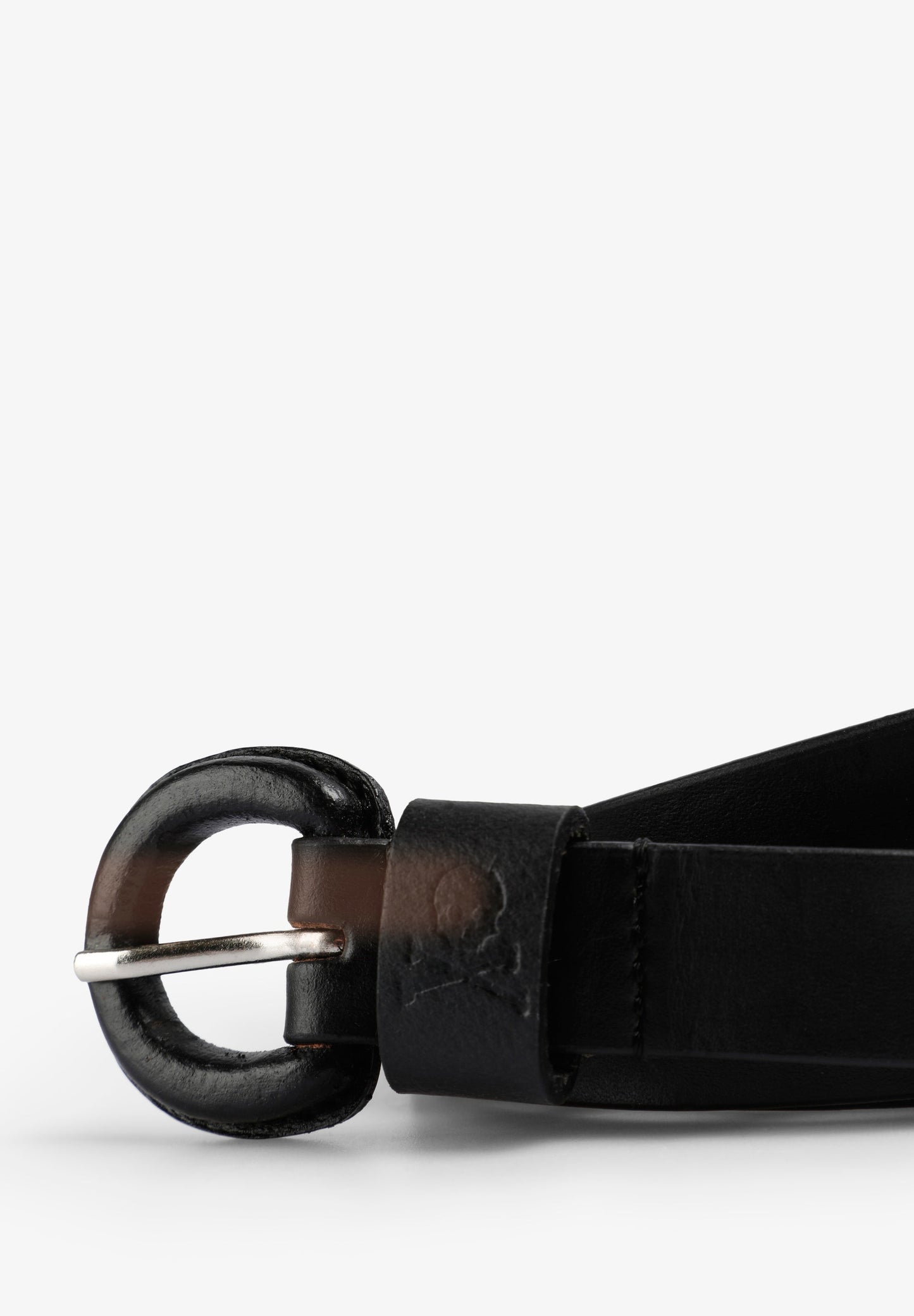 LEATHER BELT WITH RHINESTONES AND STUDS