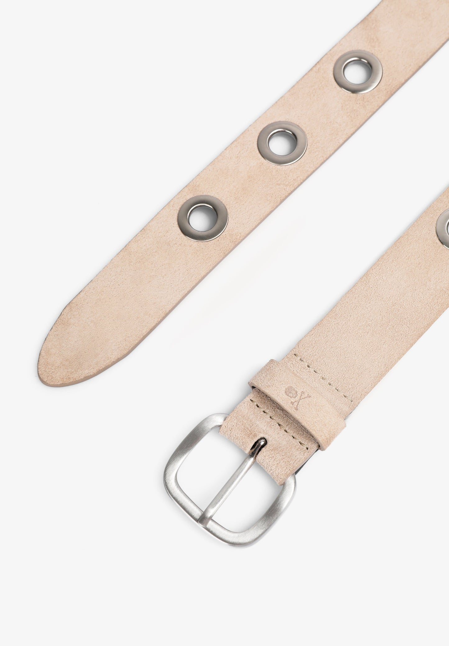 LEATHER BELT WITH SKULL