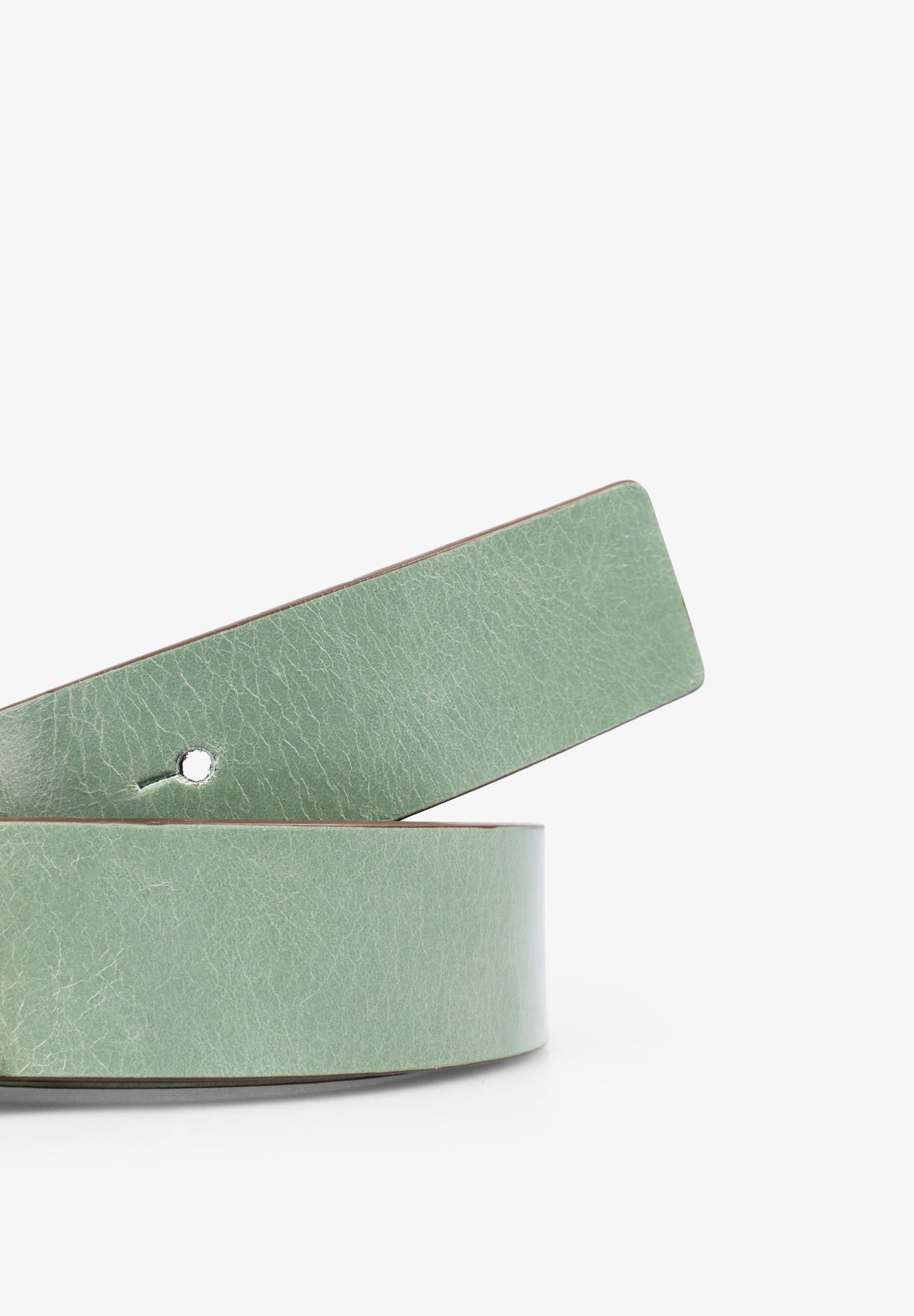 REVERSIBLE LEATHER BELT WITH SKULL