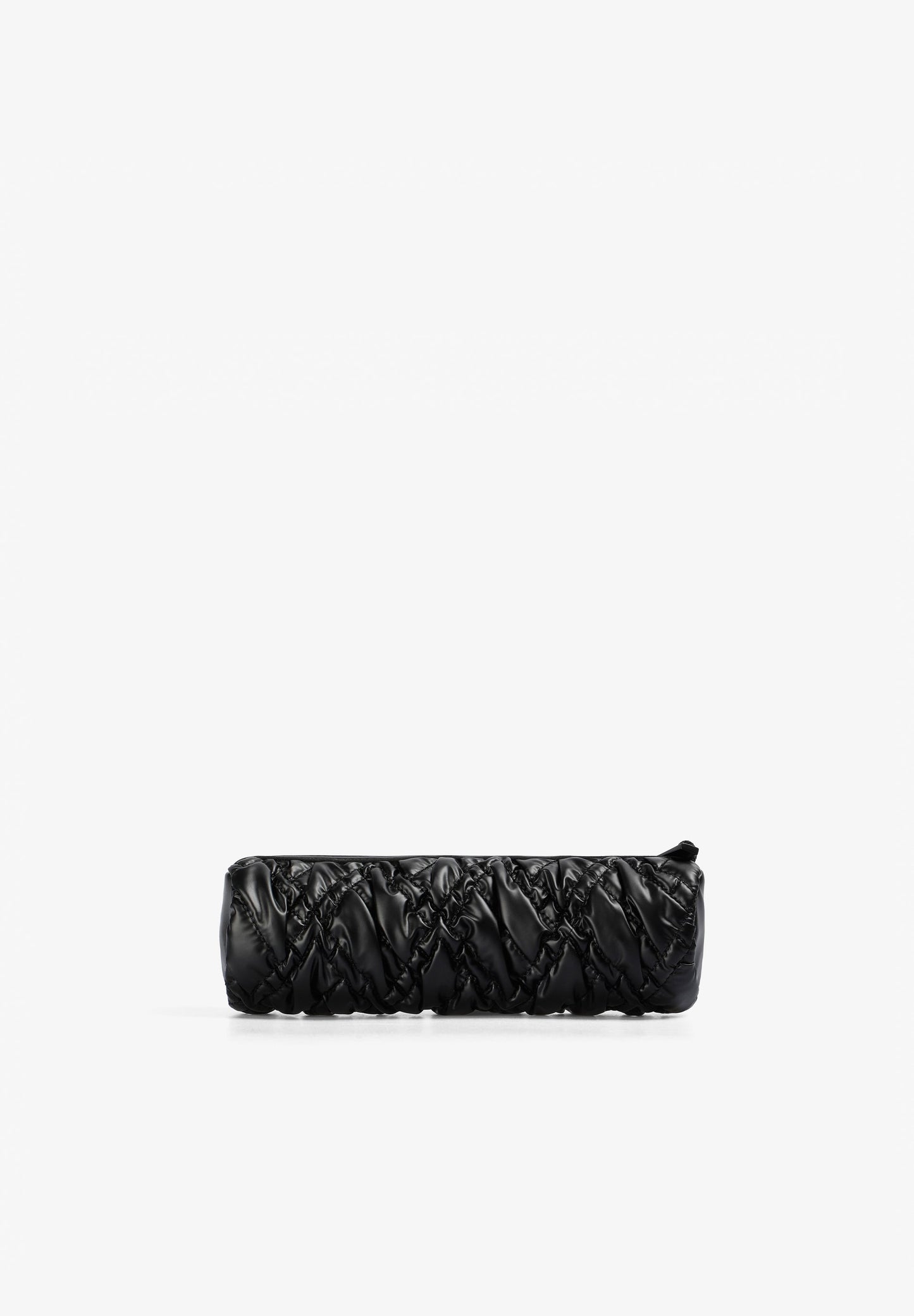 QUILTED TOILETRY BAG WITH SKULL