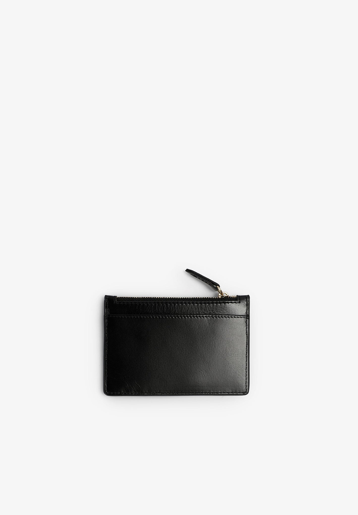 LEATHER CARD HOLDER WITH ZIP