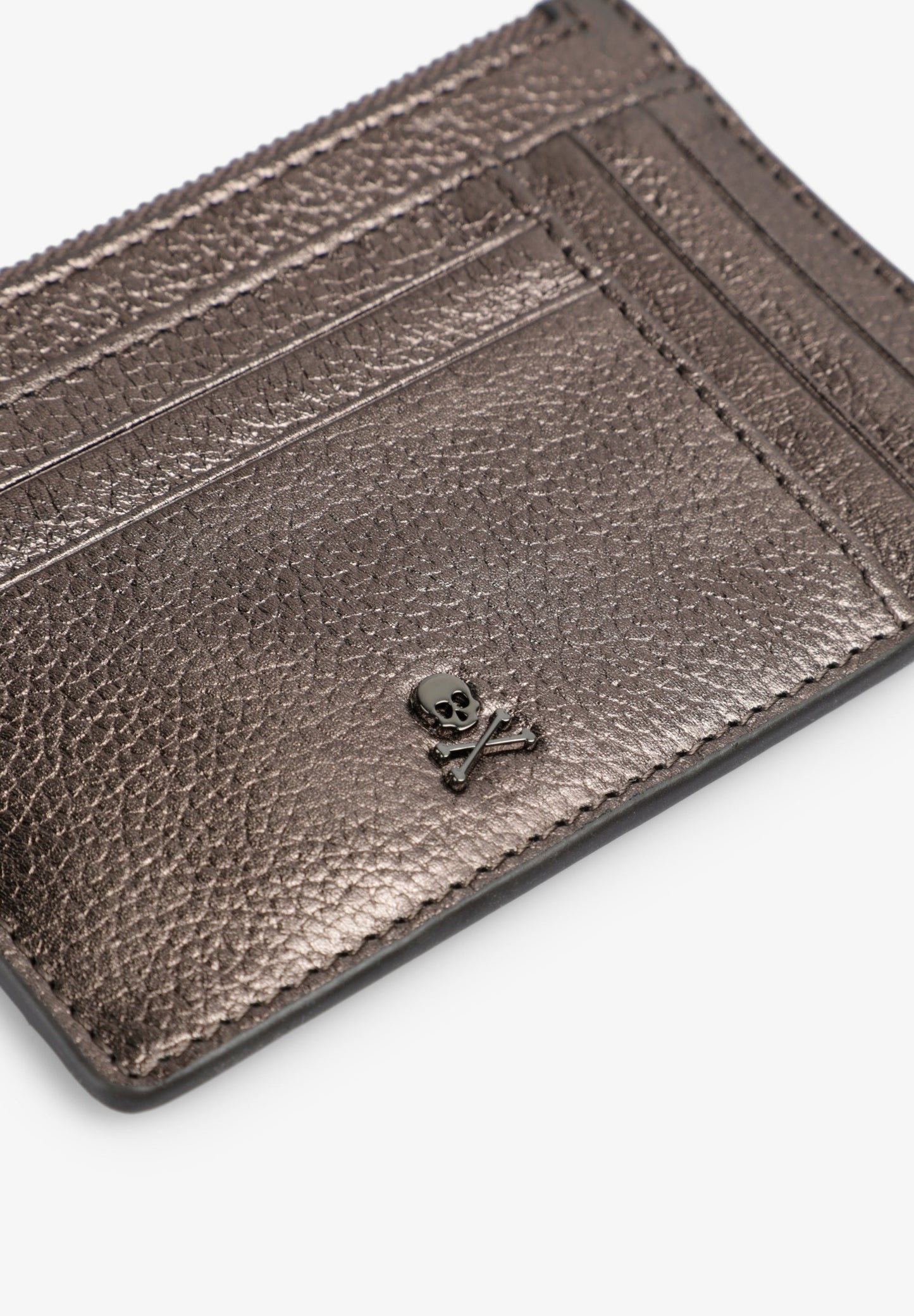 LEATHER CARD HOLDER WITH ZIP