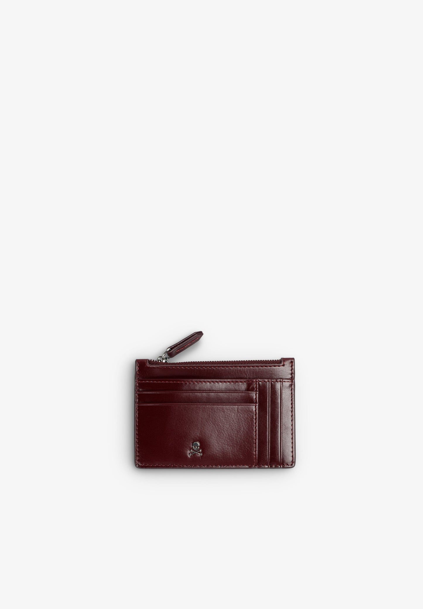 LEATHER CARD HOLDER WITH ZIP