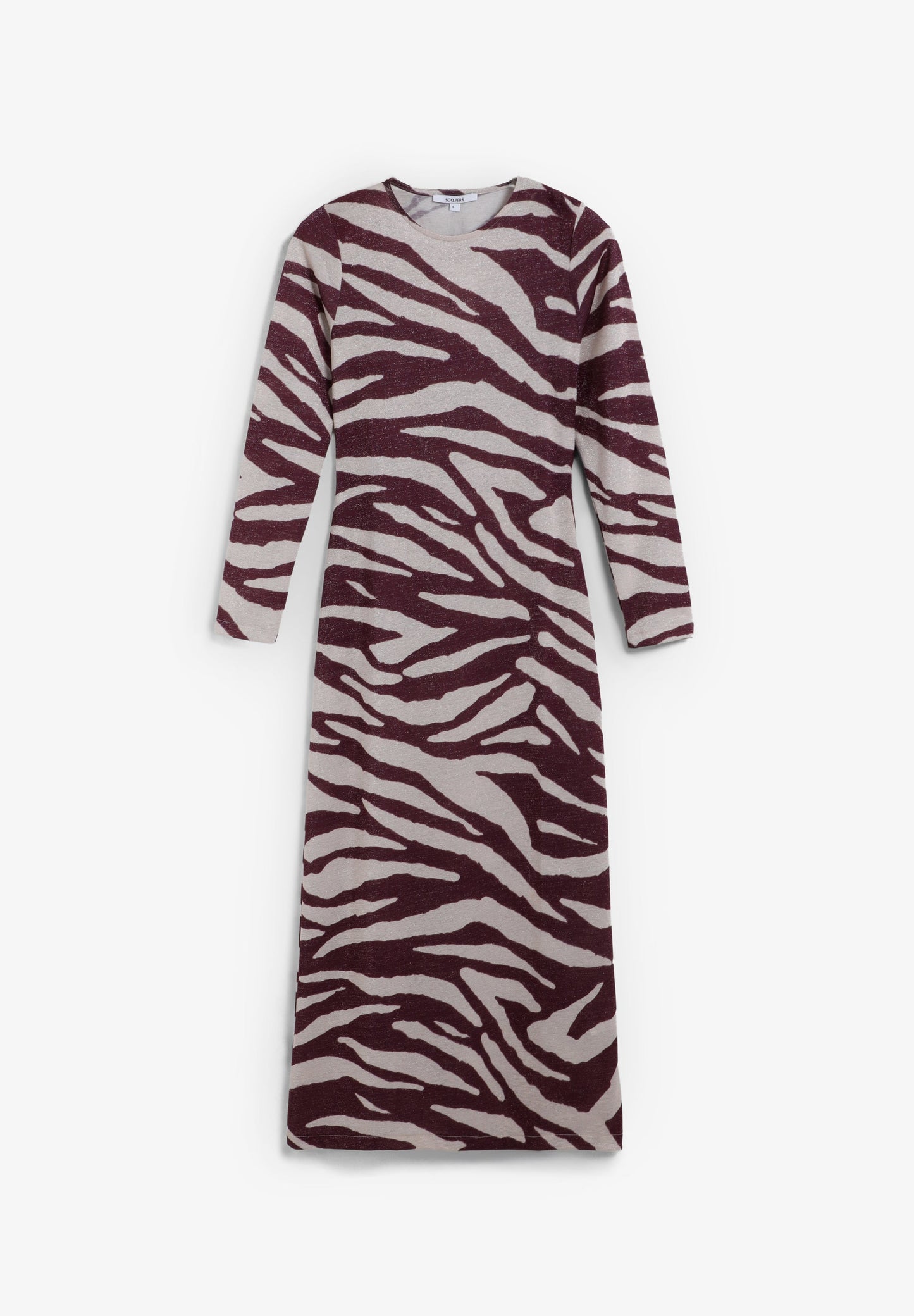 LONG ANIMAL PRINT DRESS