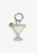 BEADED COCKTAIL KEYCHAIN