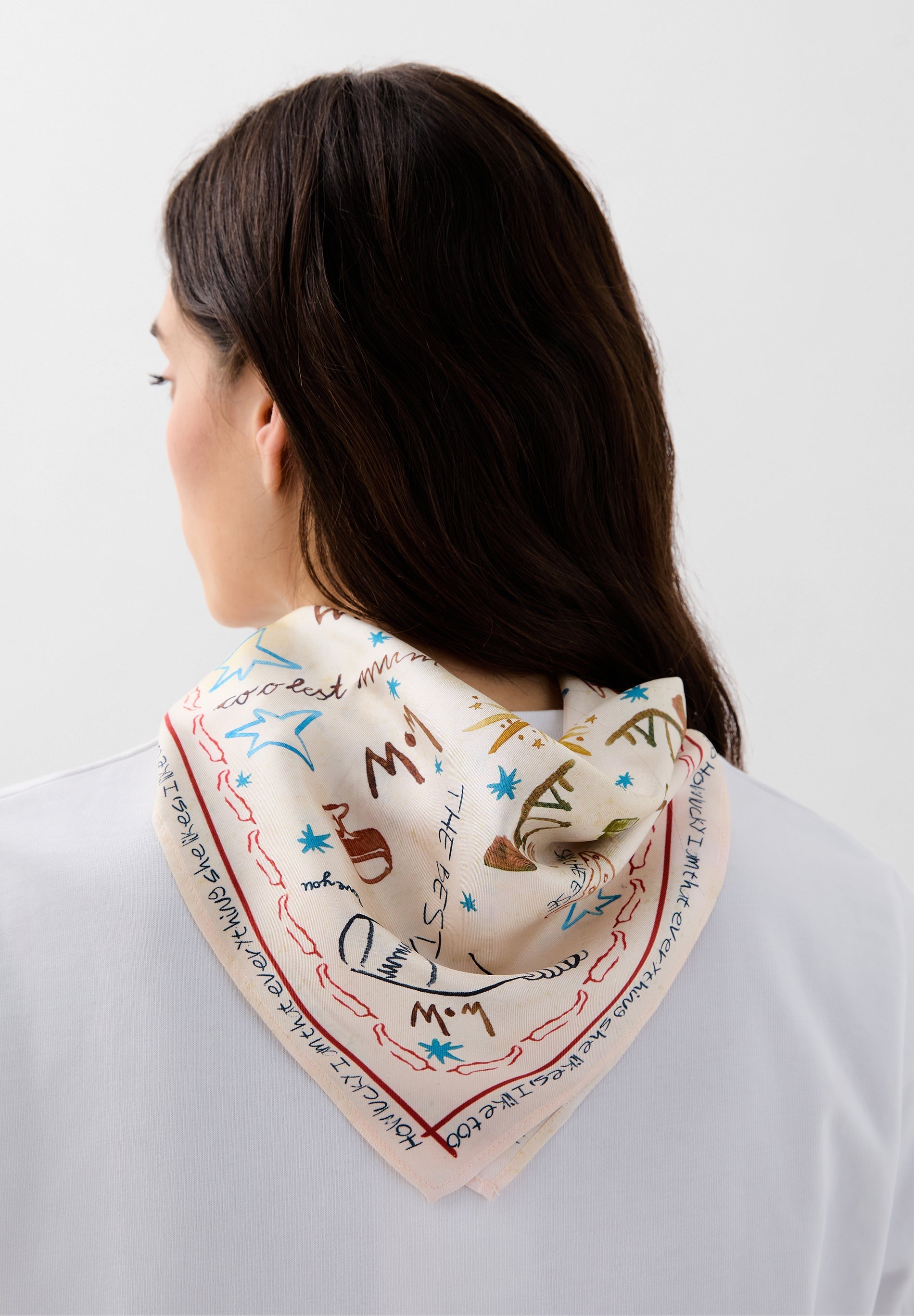 MOTHERSDAYSILK SCARF