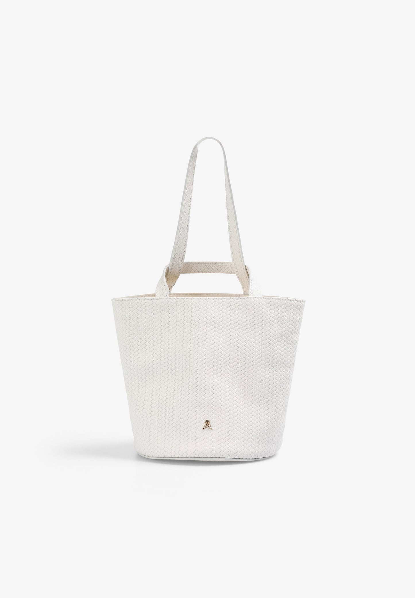 BOLSO MINI CUBO 100% PIEL TRENZADA