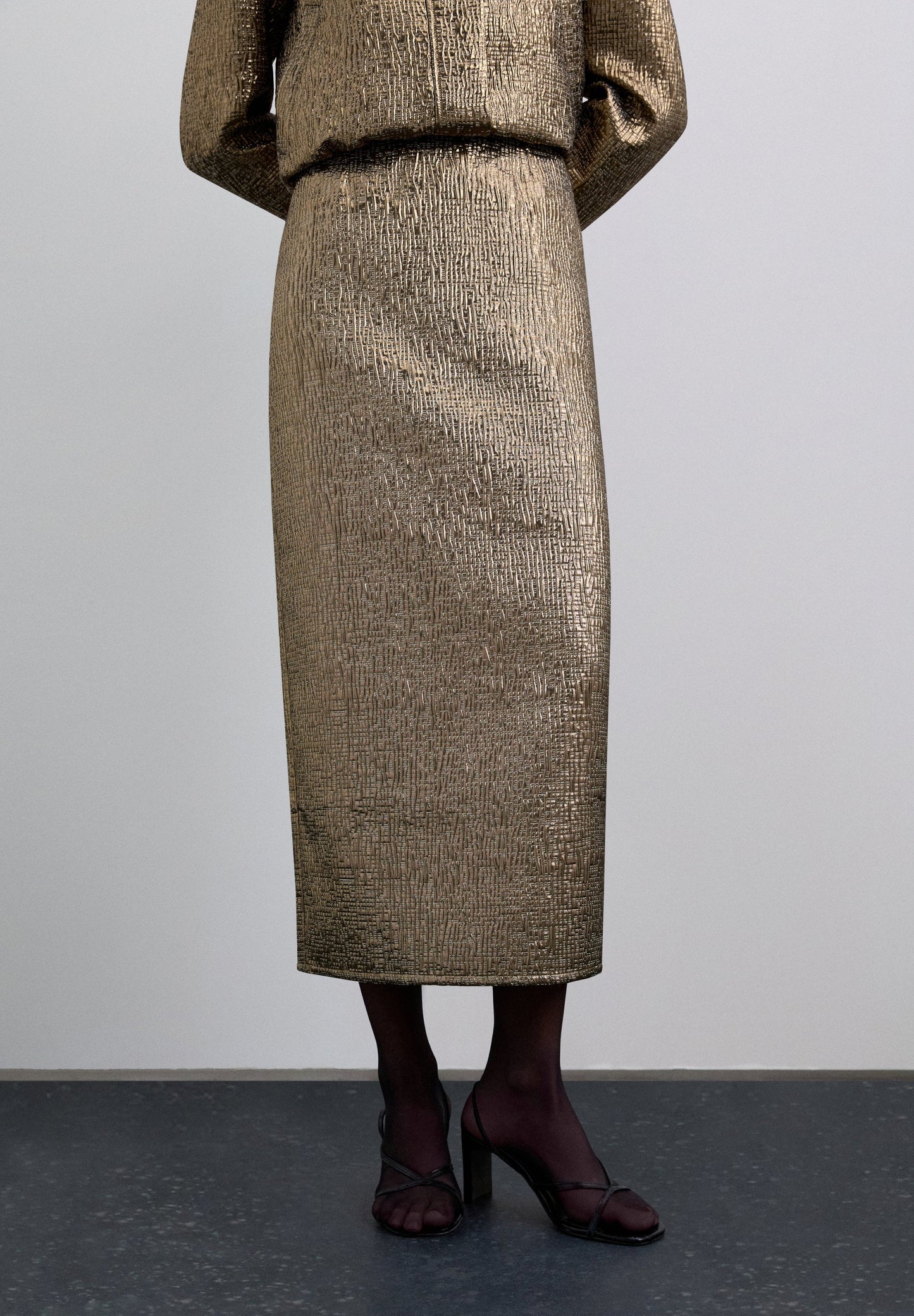 XM SCGOLD MIDI SKIRT