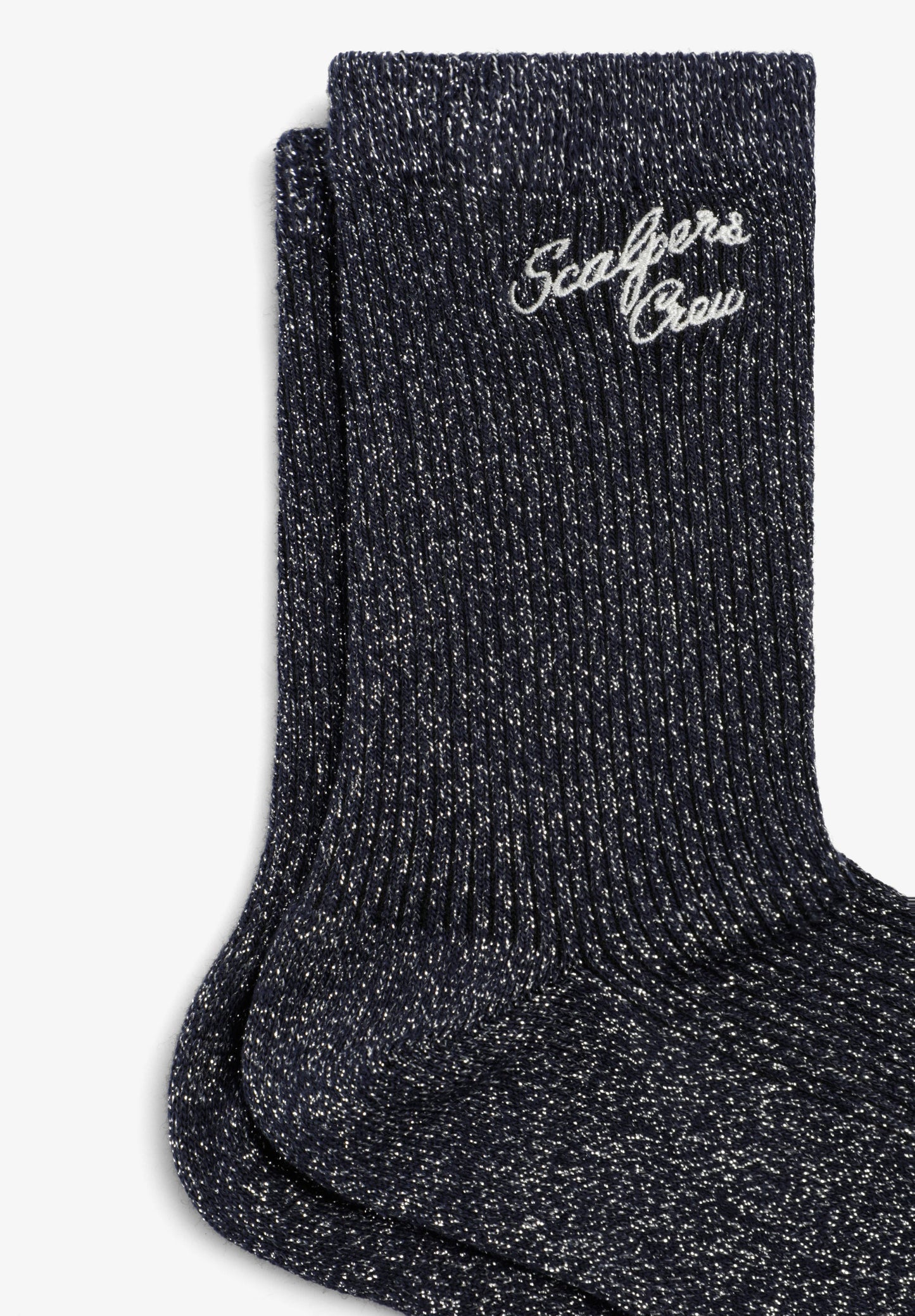 CONTRAST EMBROIDERED SOCKS
