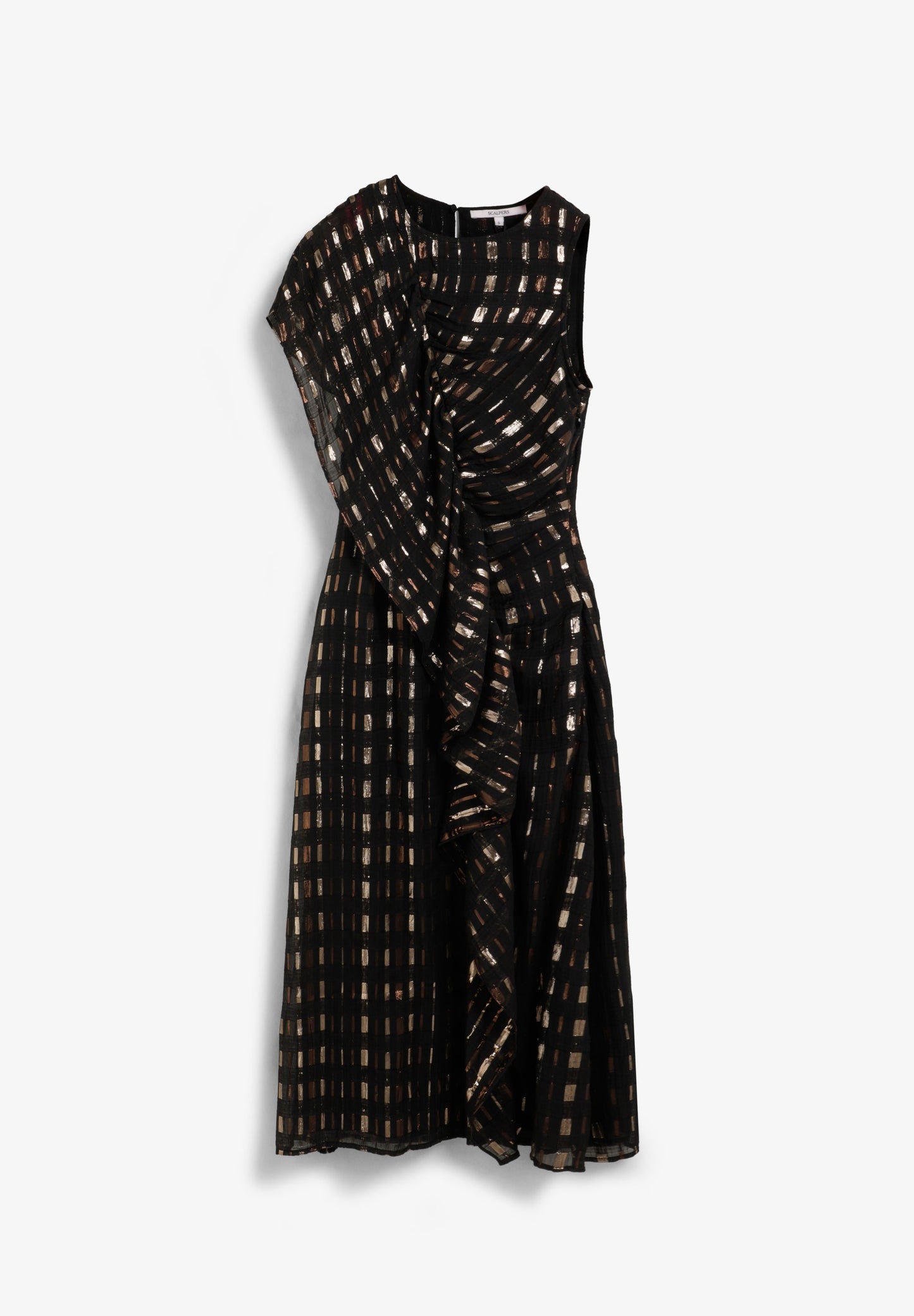 XM SCRUFFLEDRAPE DRESS