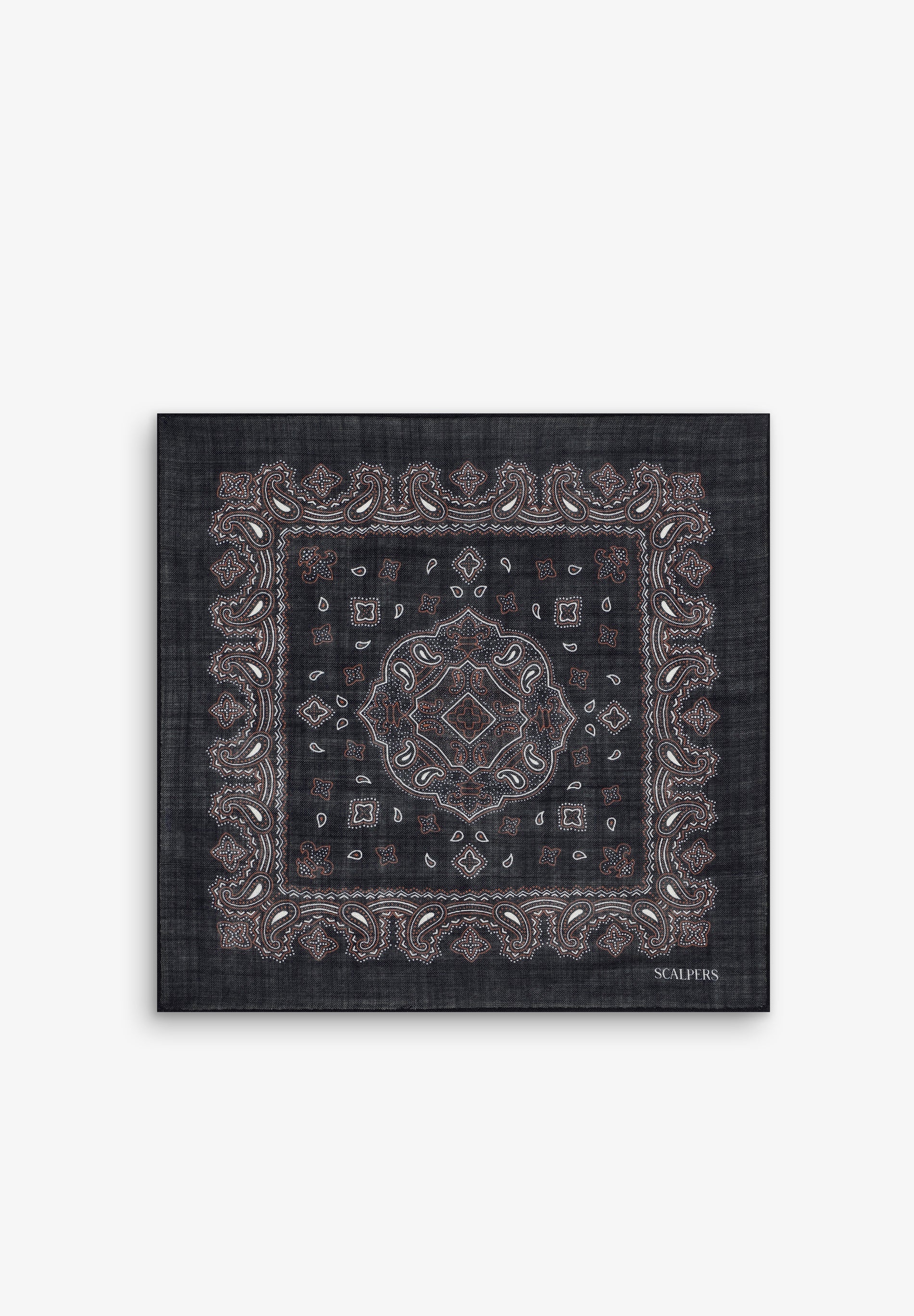 SILK BANDANA PRINT POCKET SQUARE