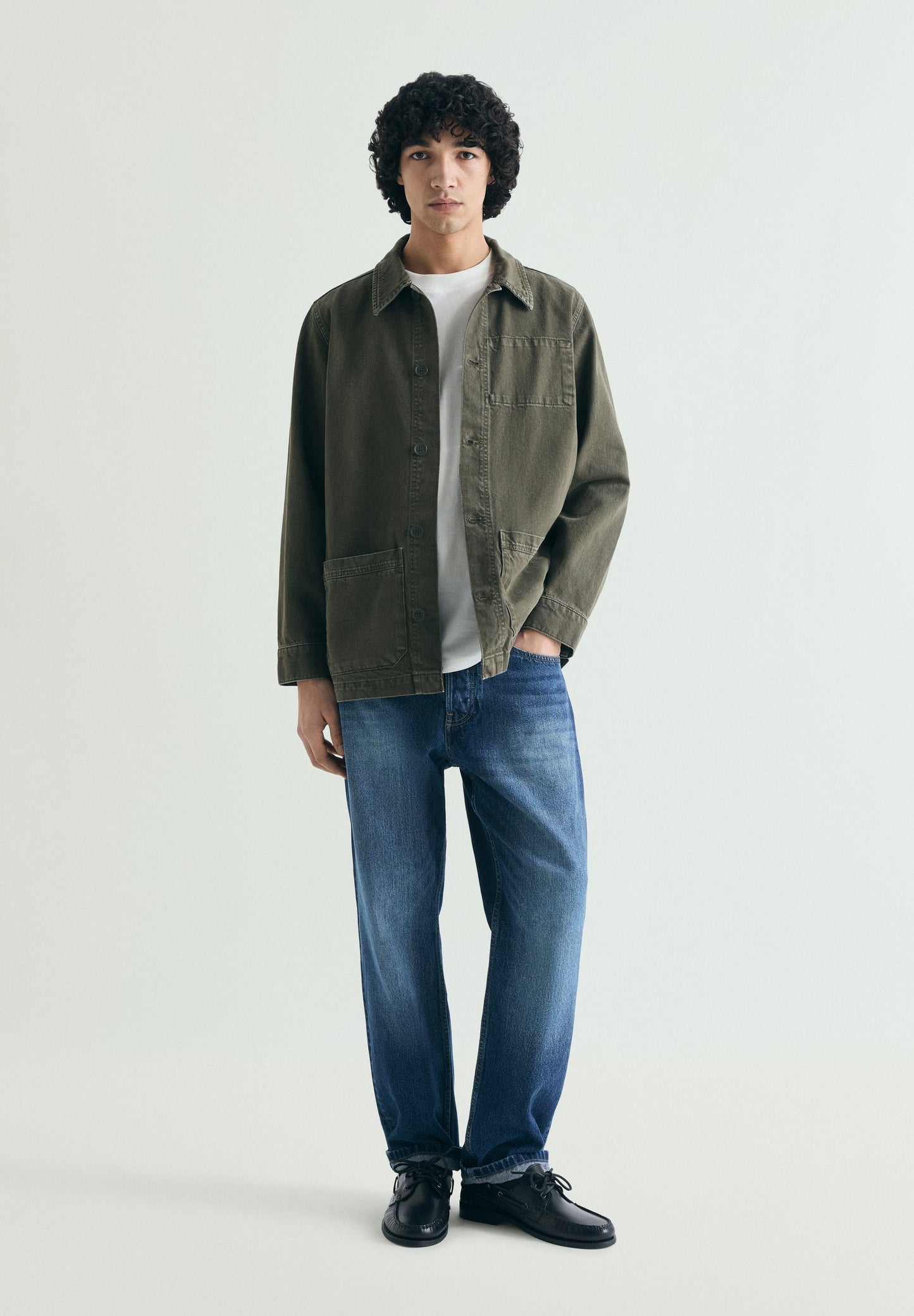 WORKER JACKET WITH POCKETS