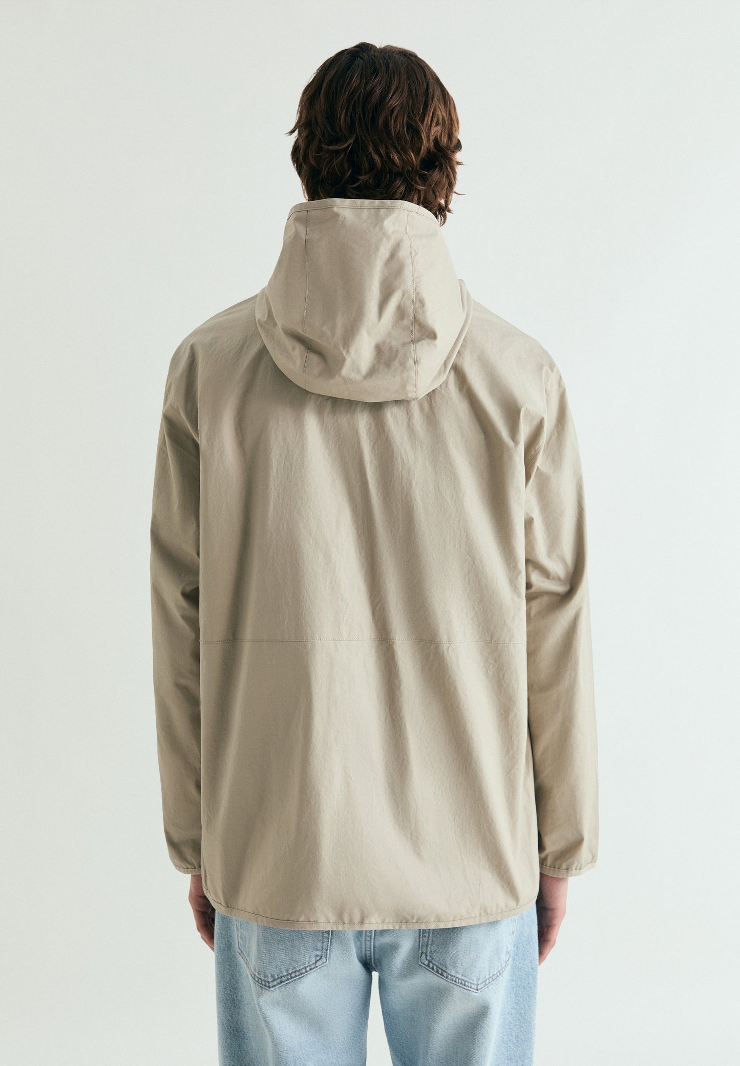 JACKET WITH MESH HOOD