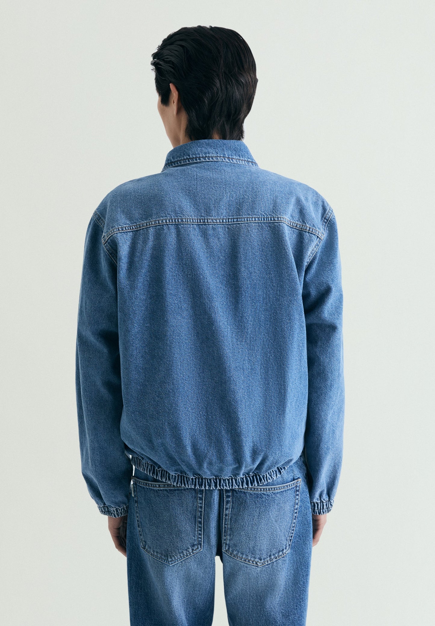 DENIM BOMBER JACKET