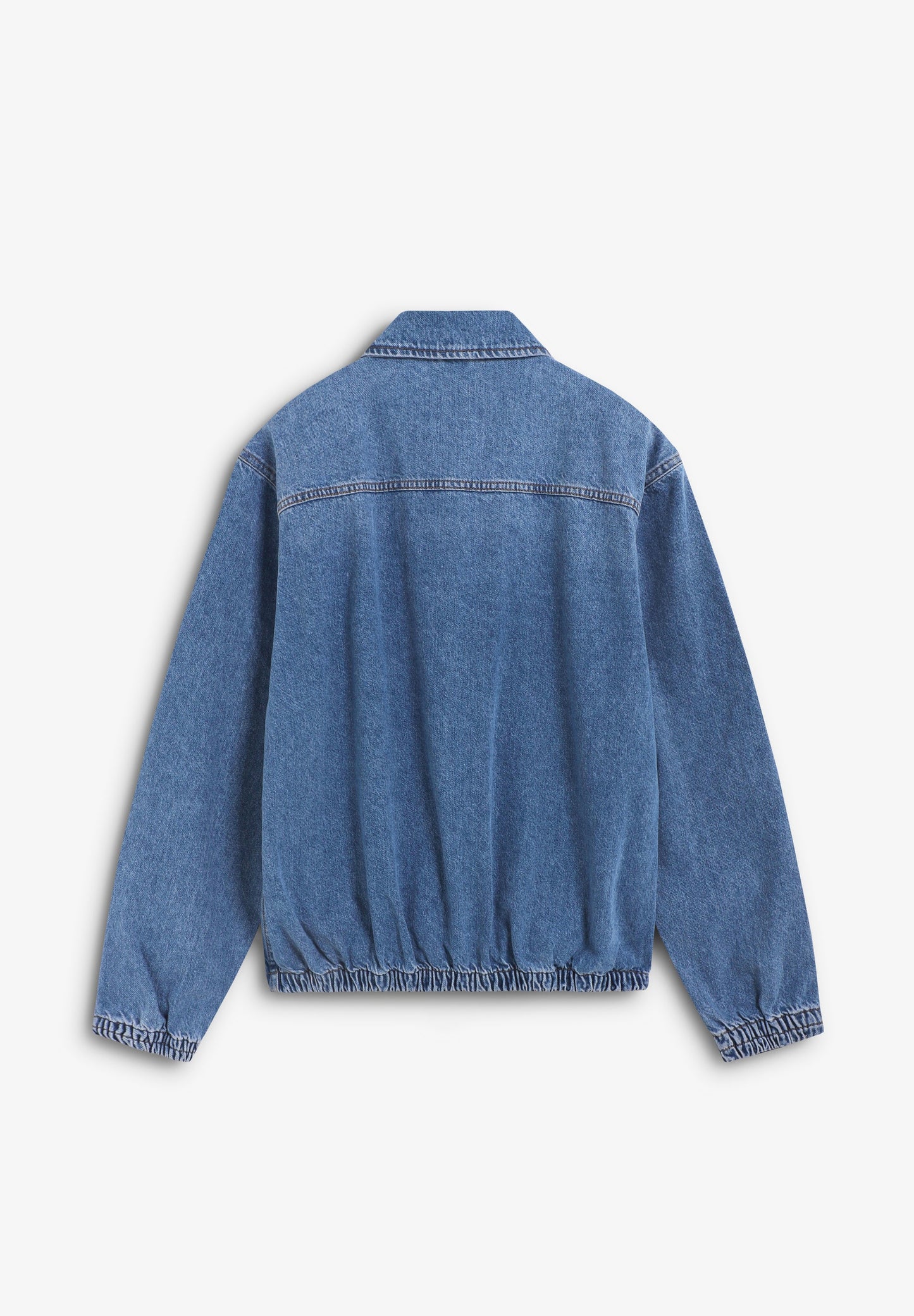 DENIM BOMBER JACKET