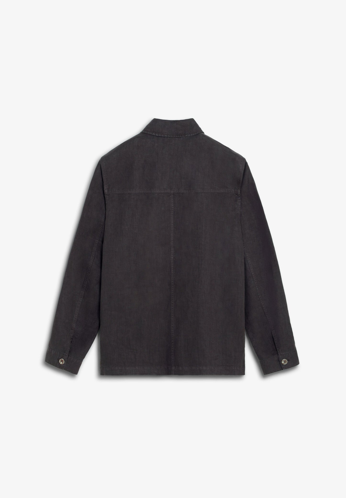 LINEN OVERSHIRT WITH POCKETS