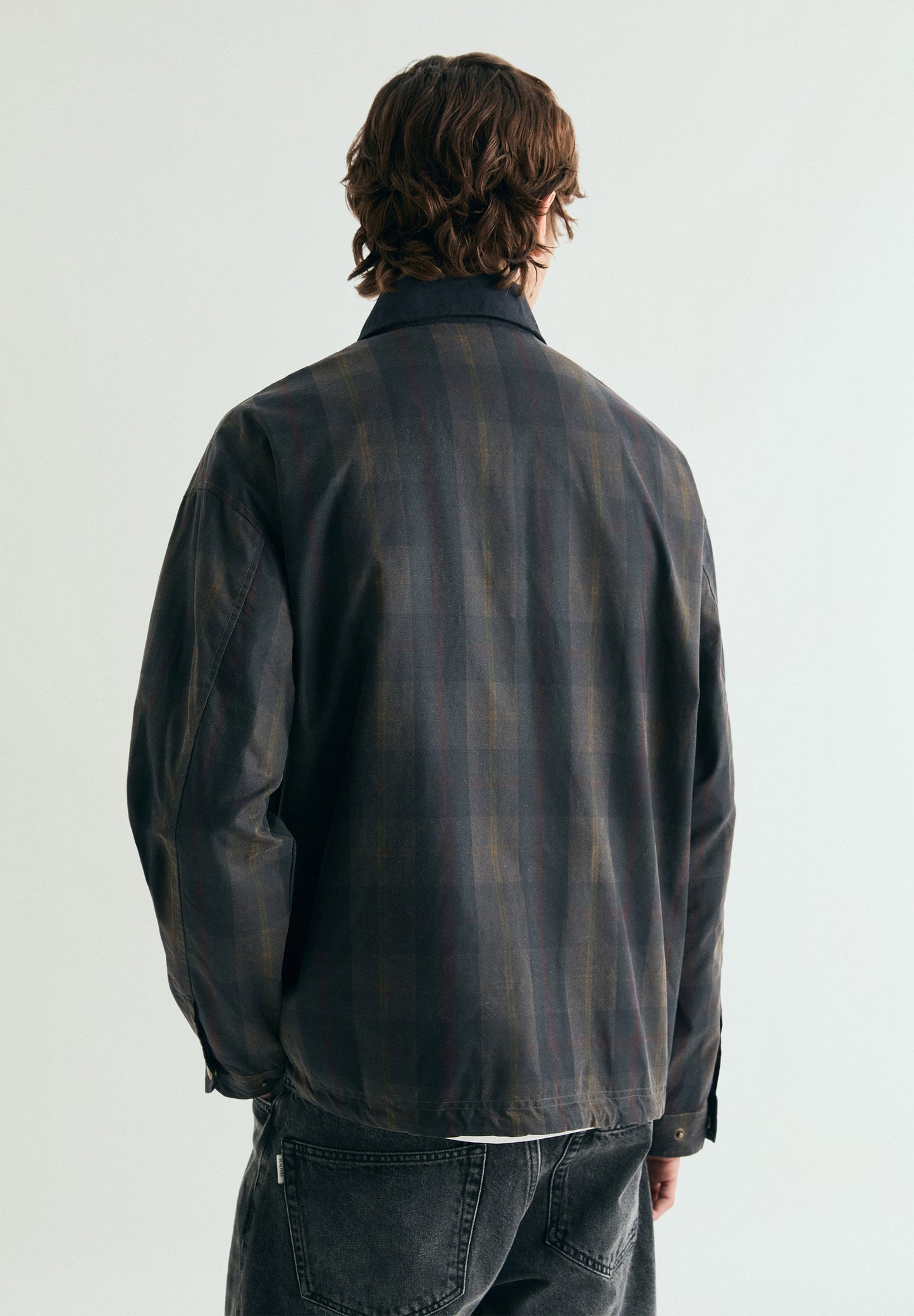 CHECK WAXED JACKET