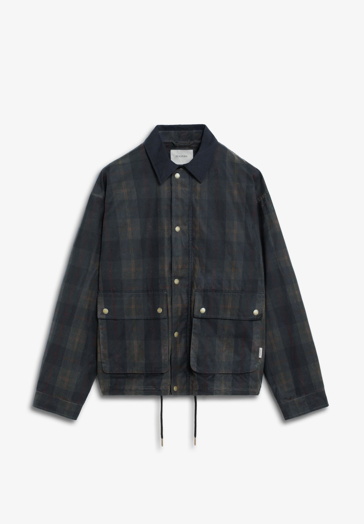 CHECK WAXED JACKET