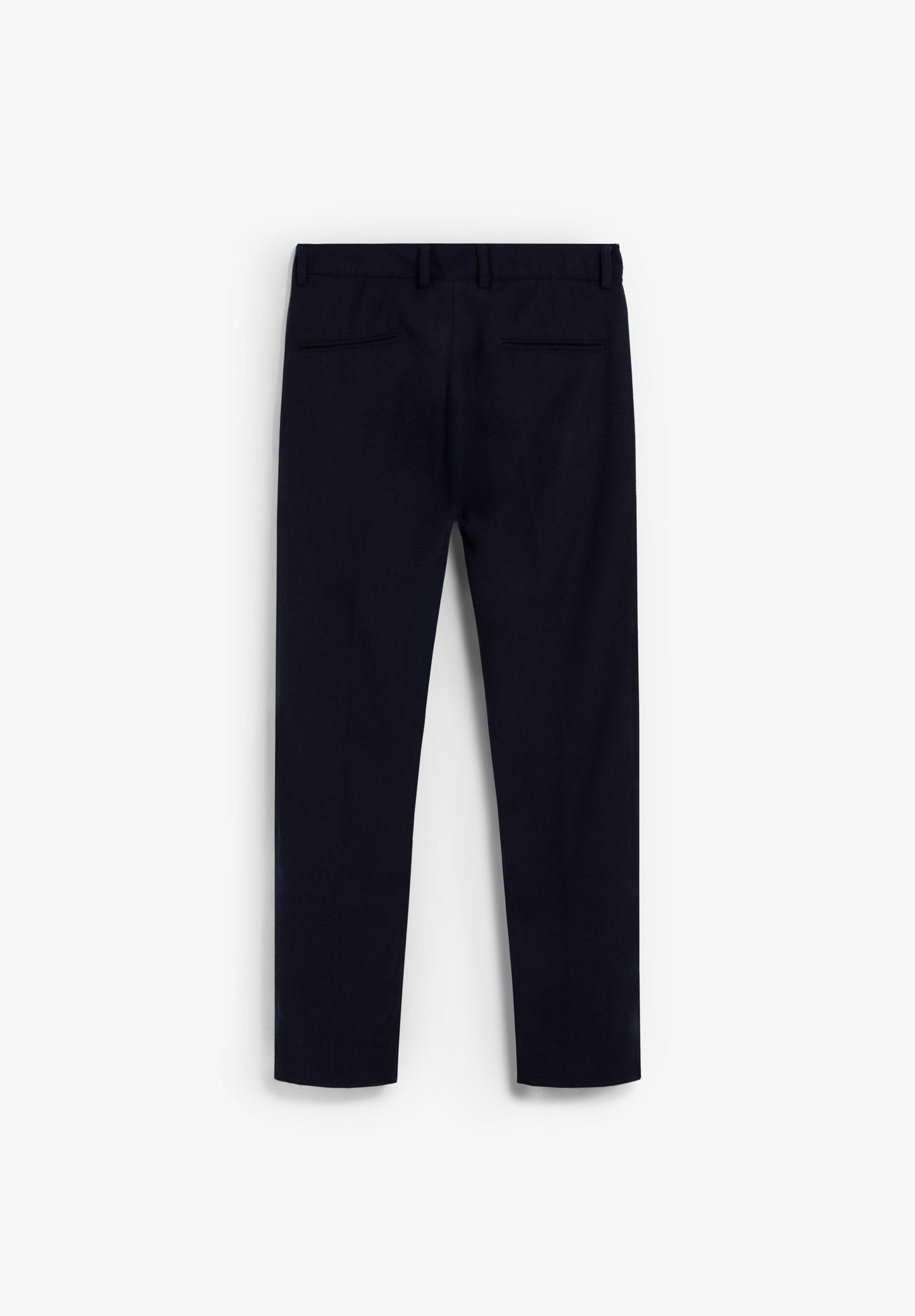 DARTED WOOL BLEND TROUSERS