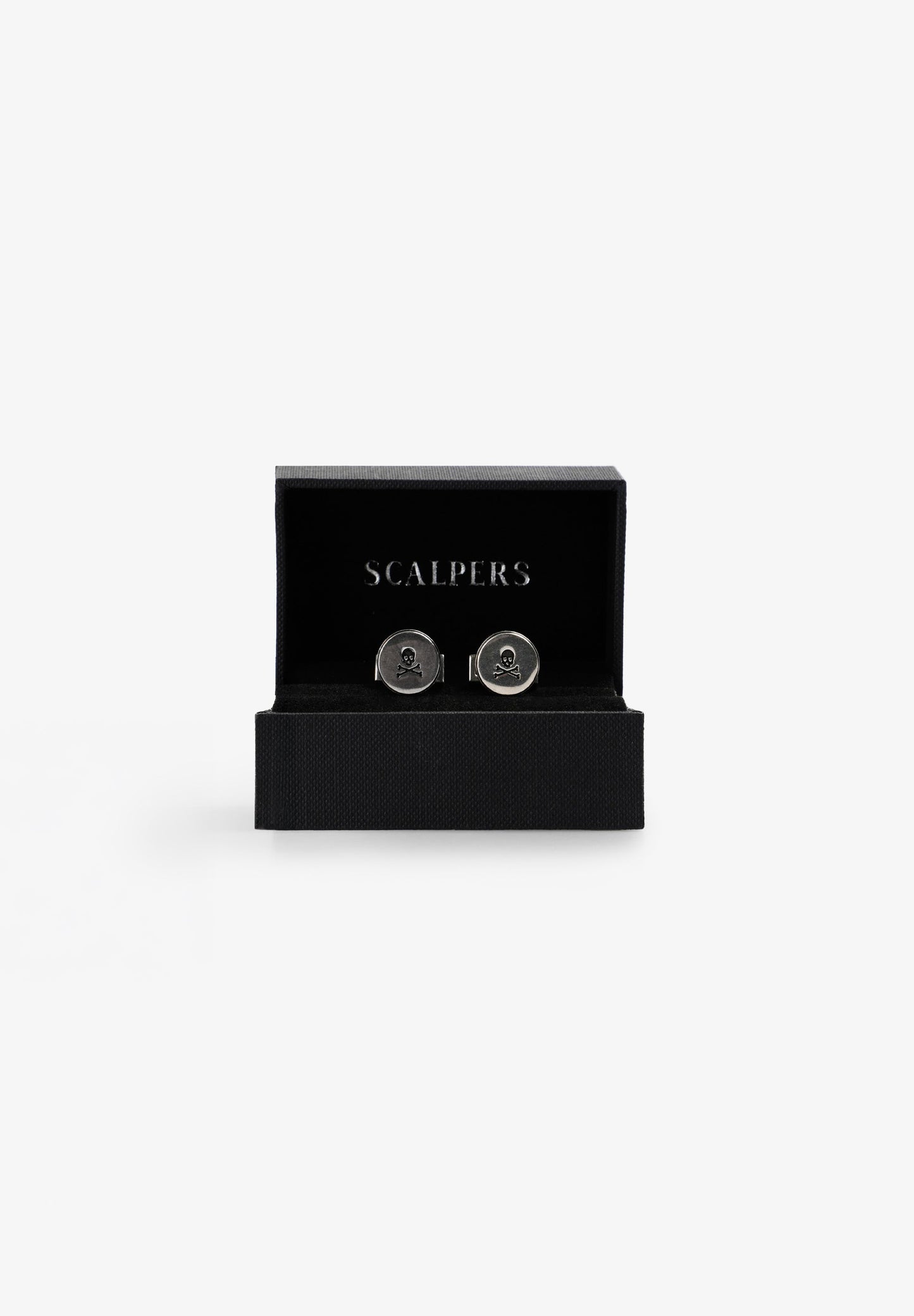 ROUND SKULL CUFFLINKS