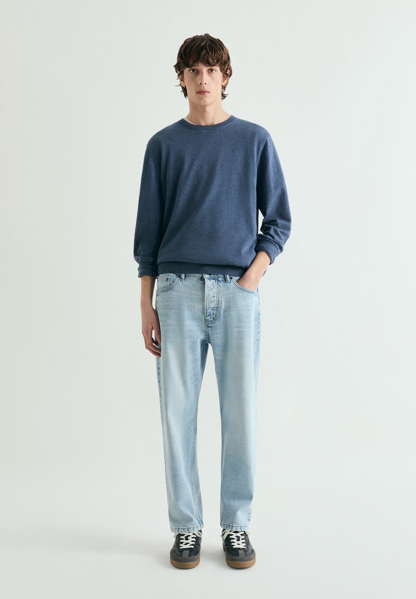 SUPIMA RIBBED SWEATER